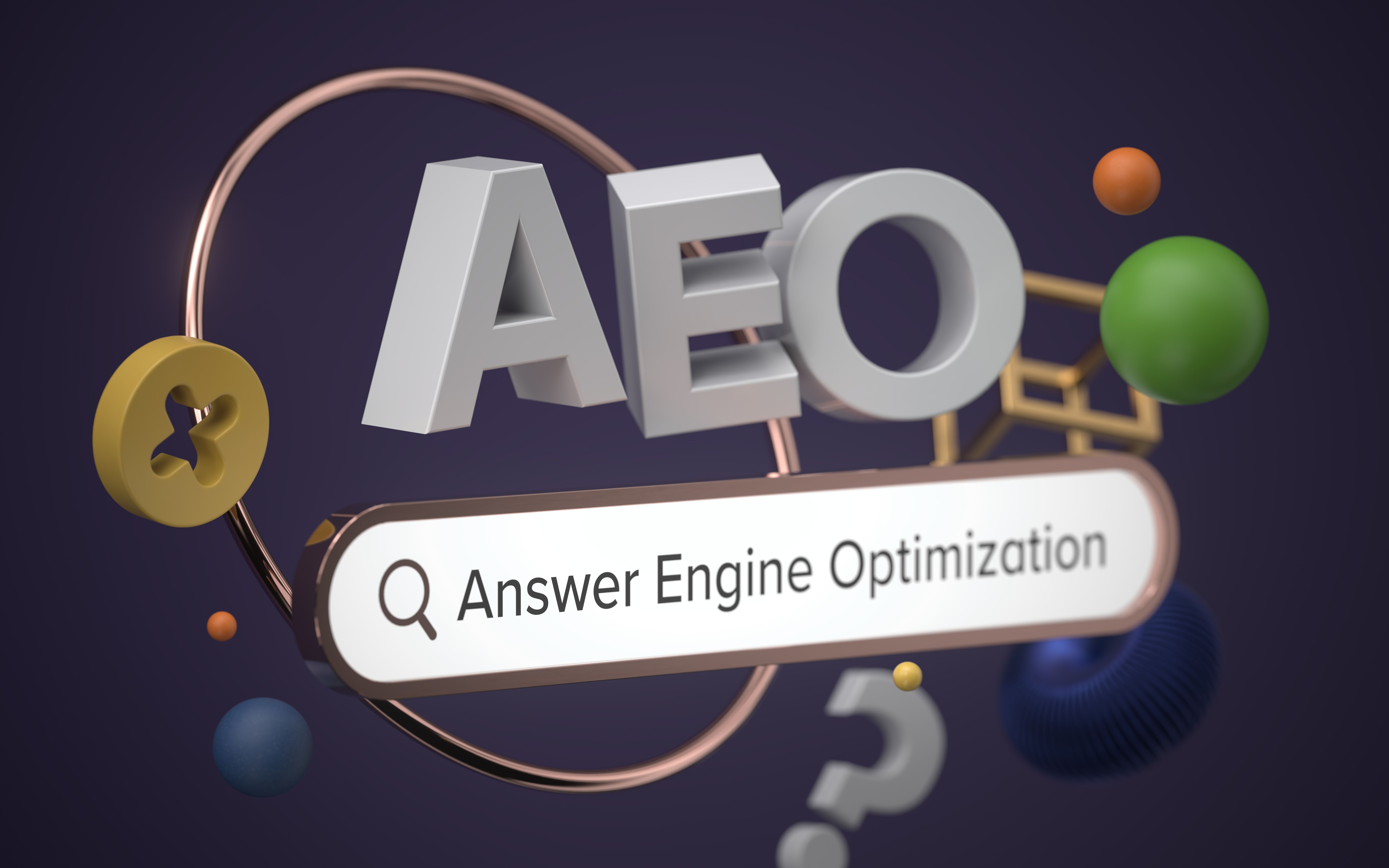 Answer Engine Optimization, AEO, AI Artificial Intelligence Marketing Machine Learning Technology, Search Engine, Ranking