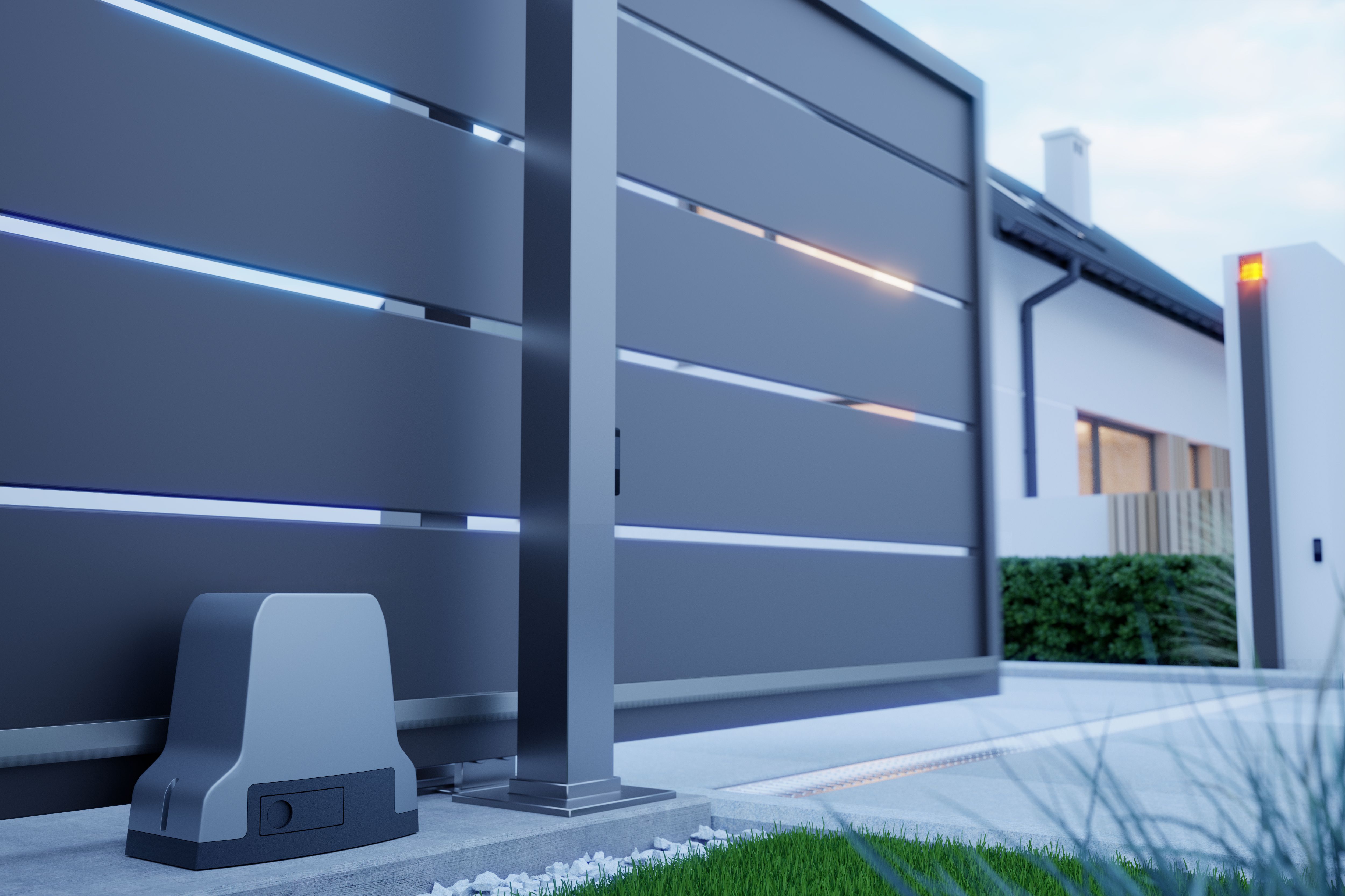 automatic gate installation