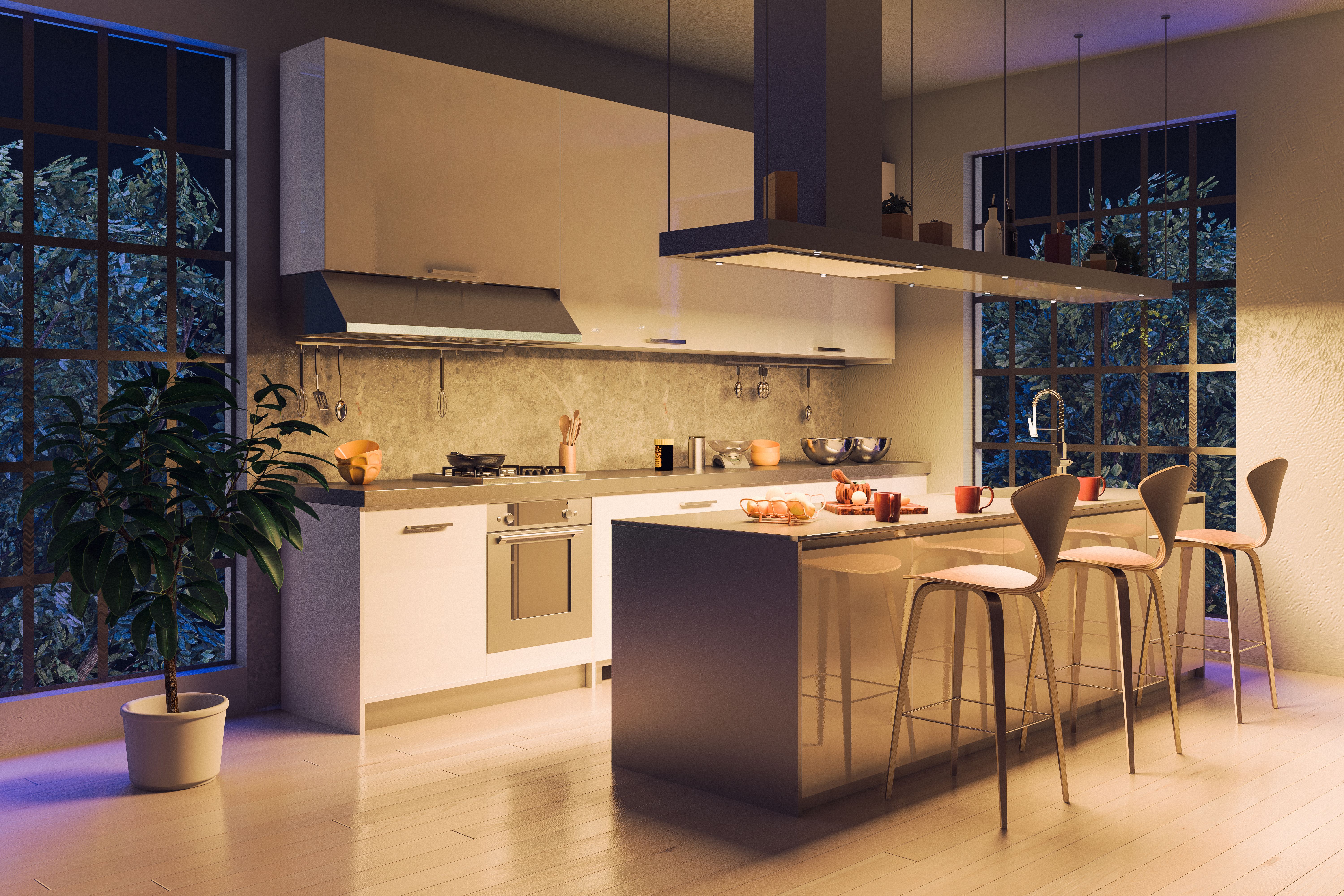 modern kitchen lighting