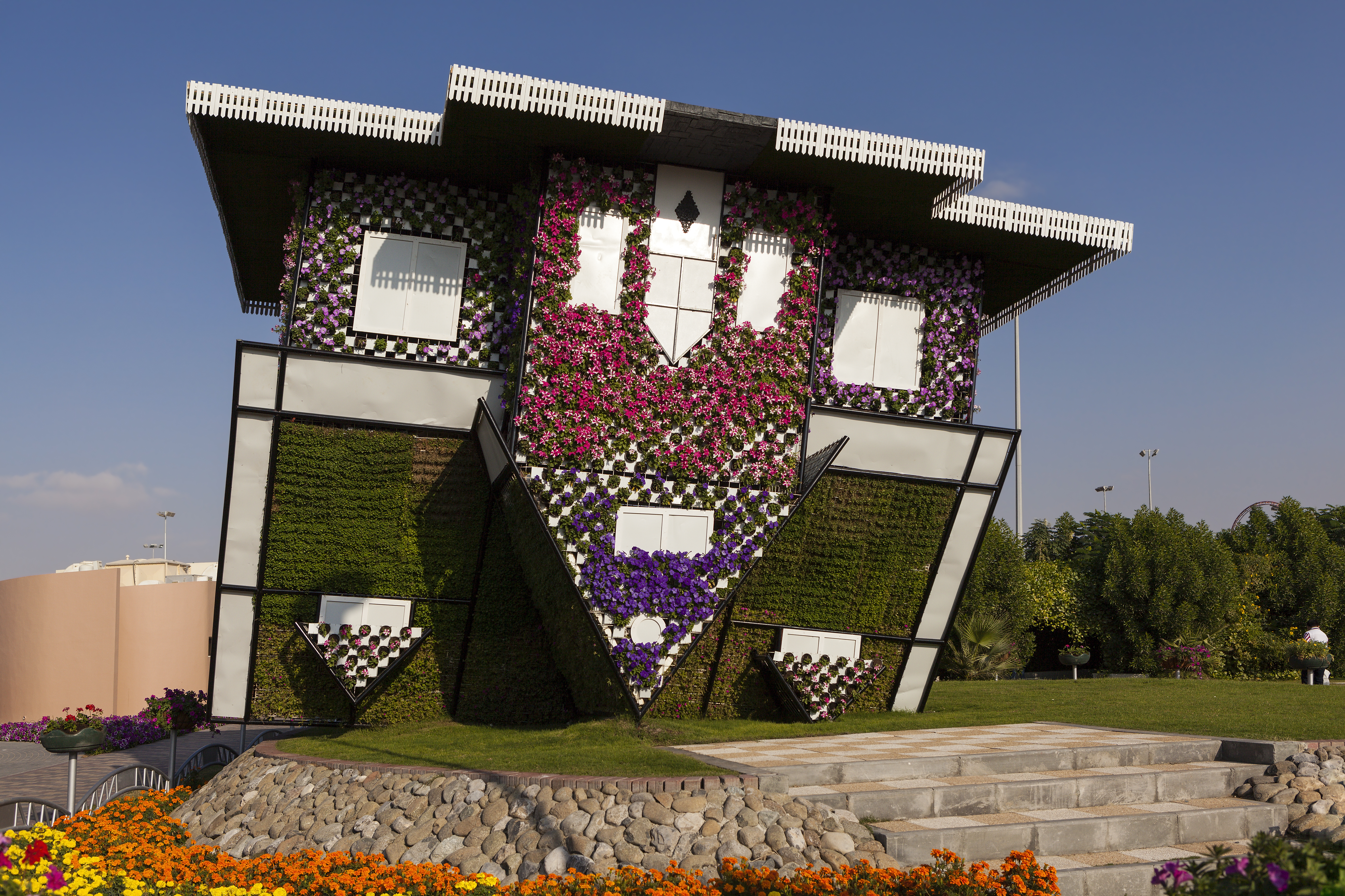 Flower Park in Dubai (Dubai Miracle Garden). United Arab Emirates