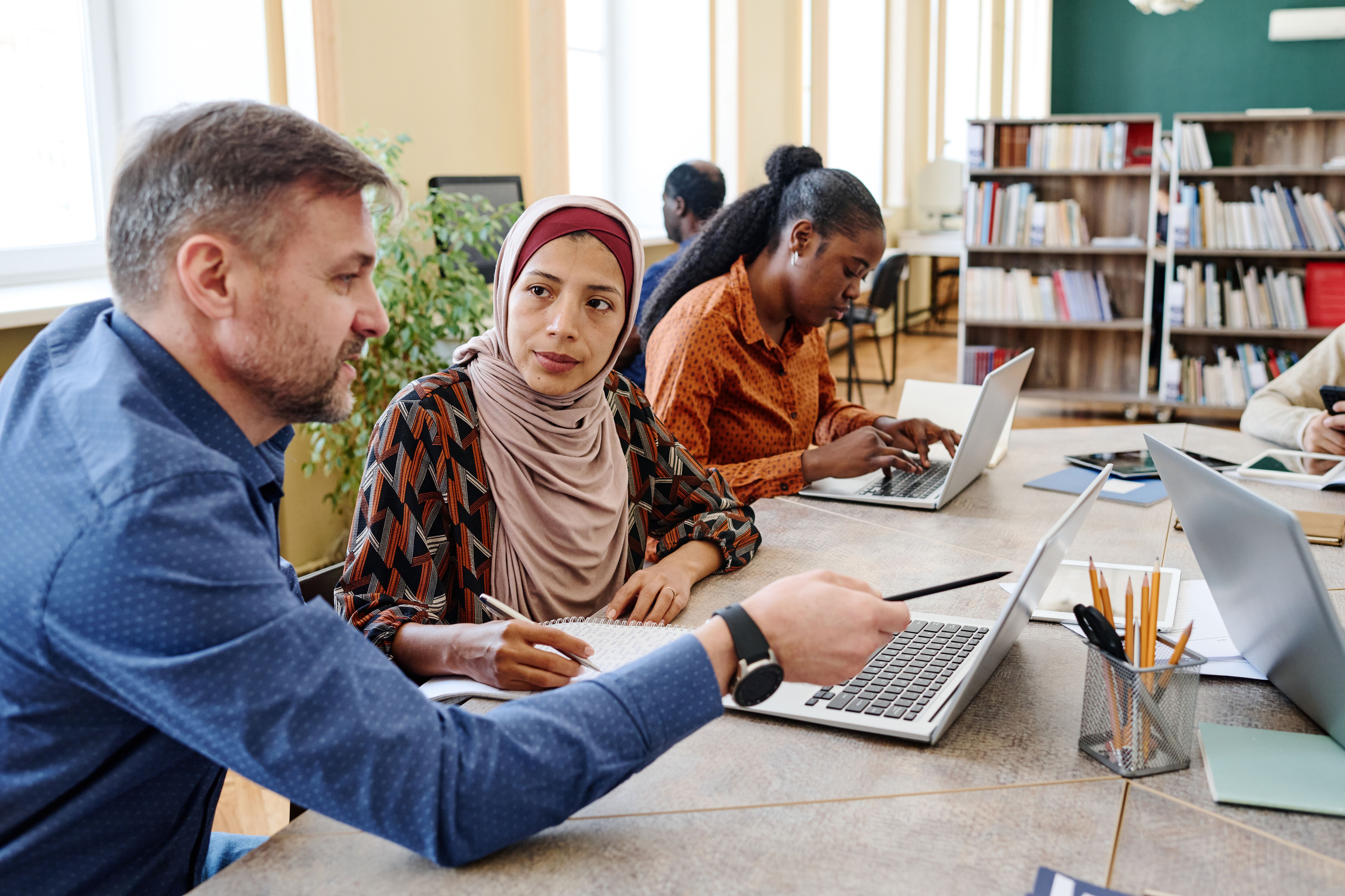 refugee workers