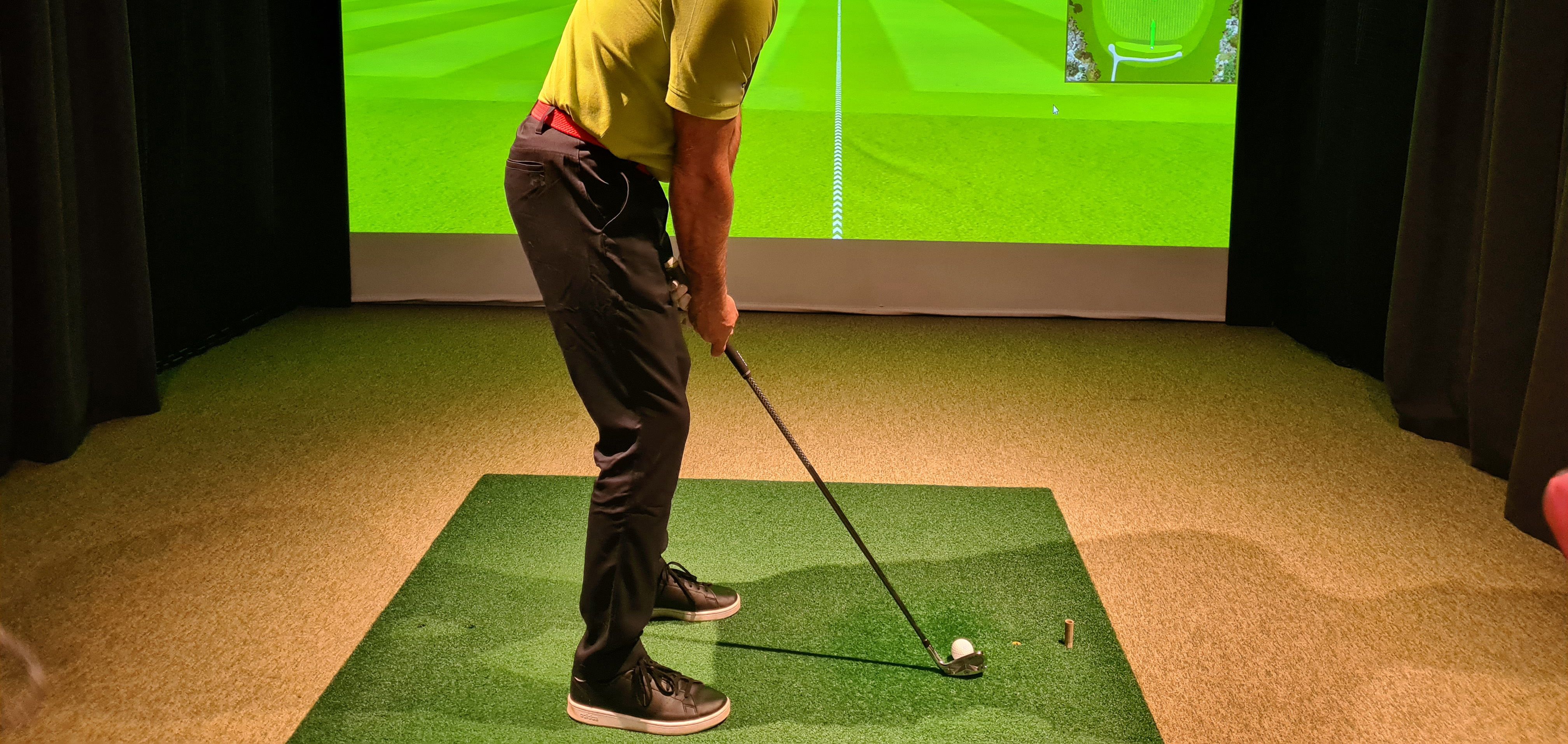 golf simulator event