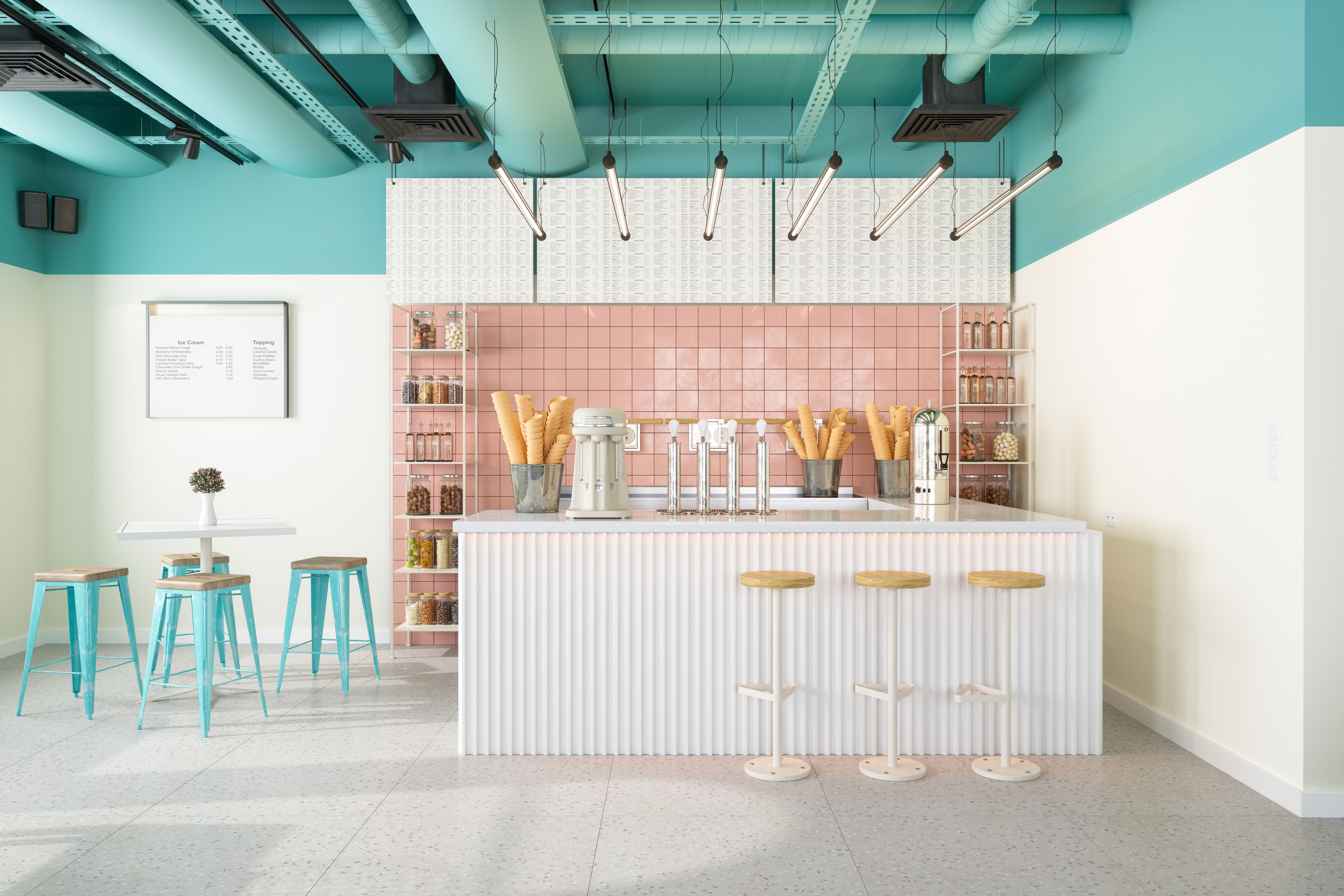 ice cream shop