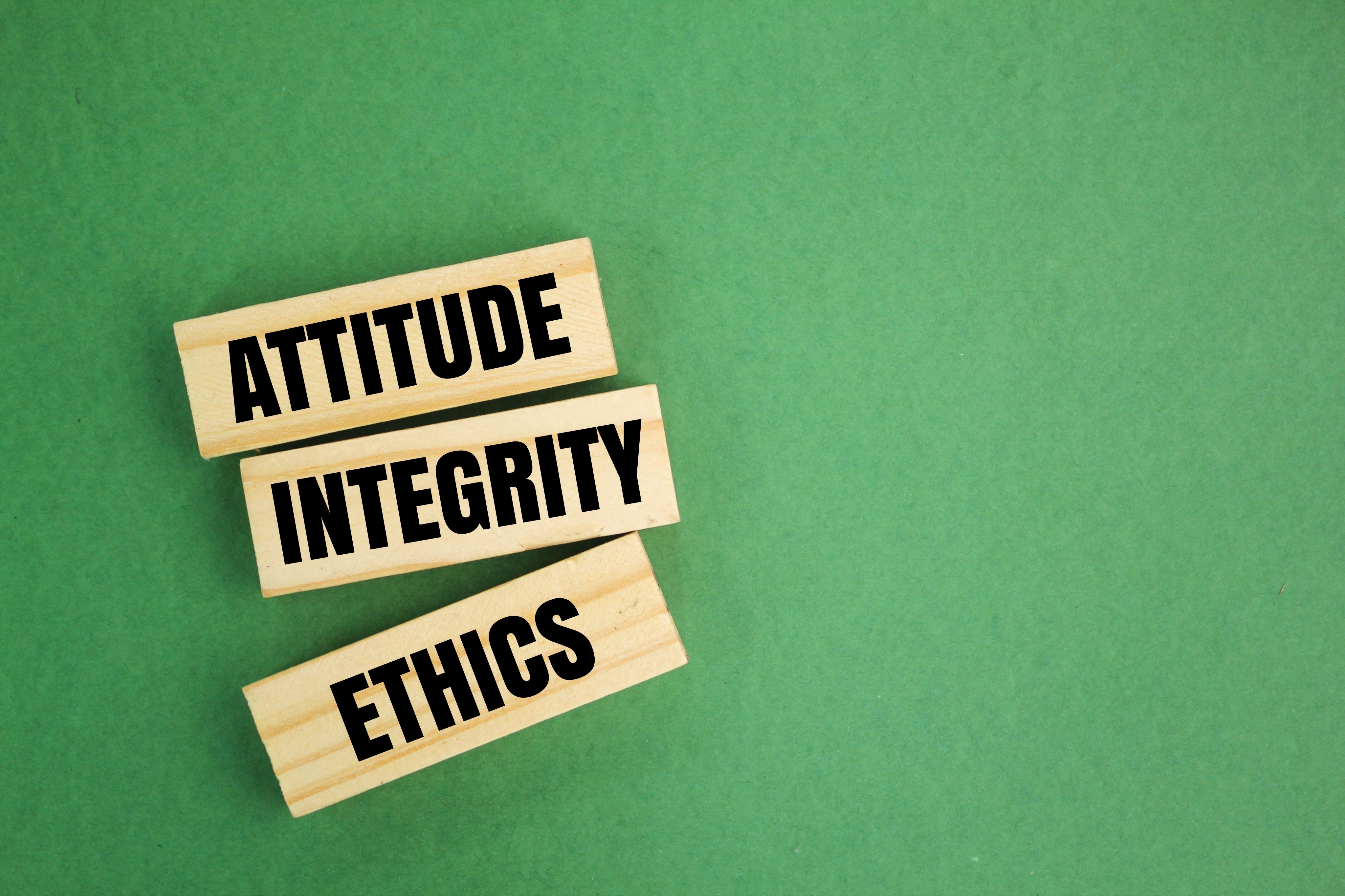 stick attitude integrity ethics word. strive to be honest in your personal and professional relationships stick attitude integrity ethics word. strive to be honest in your personal and professional relationships
