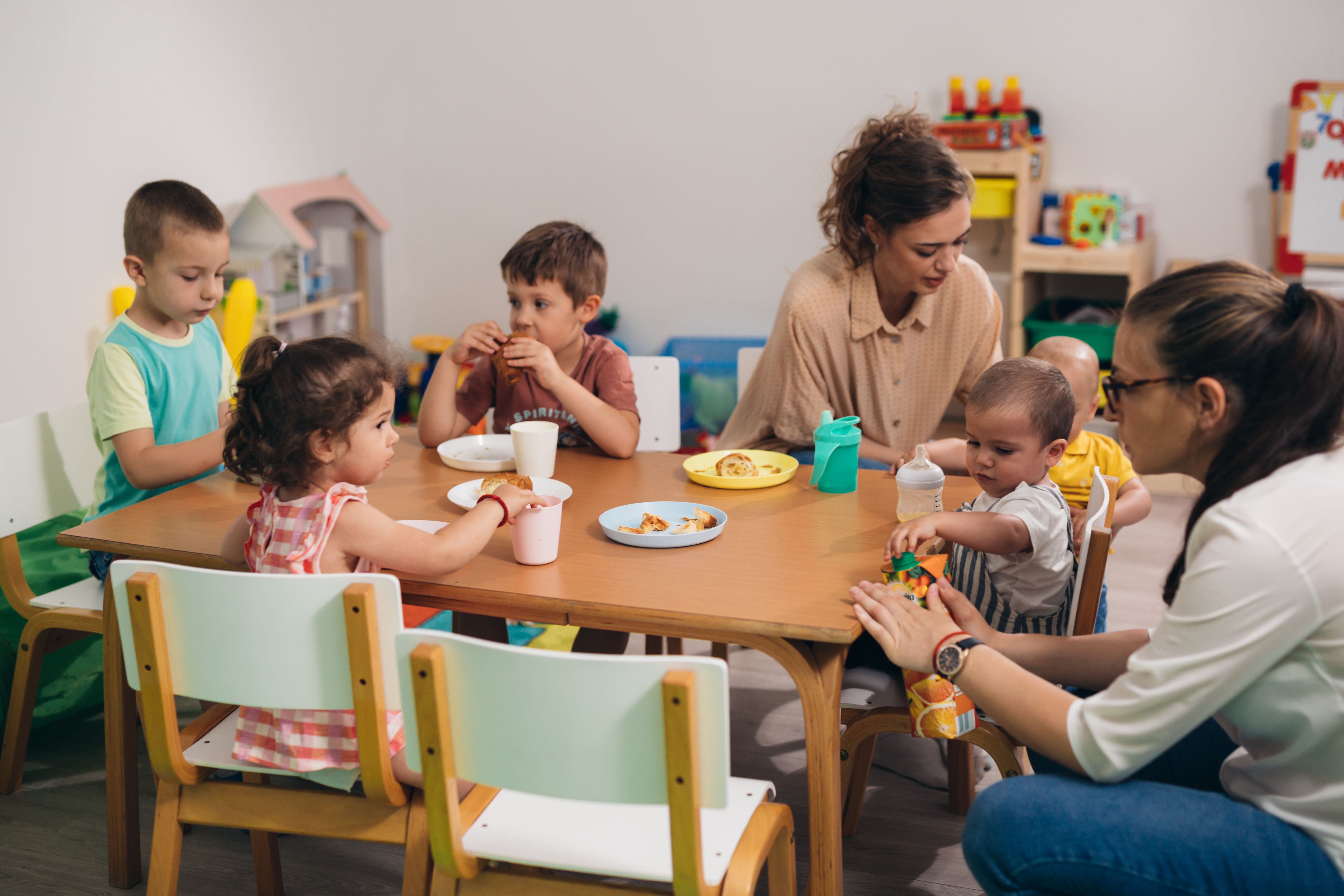 kids at the daycare