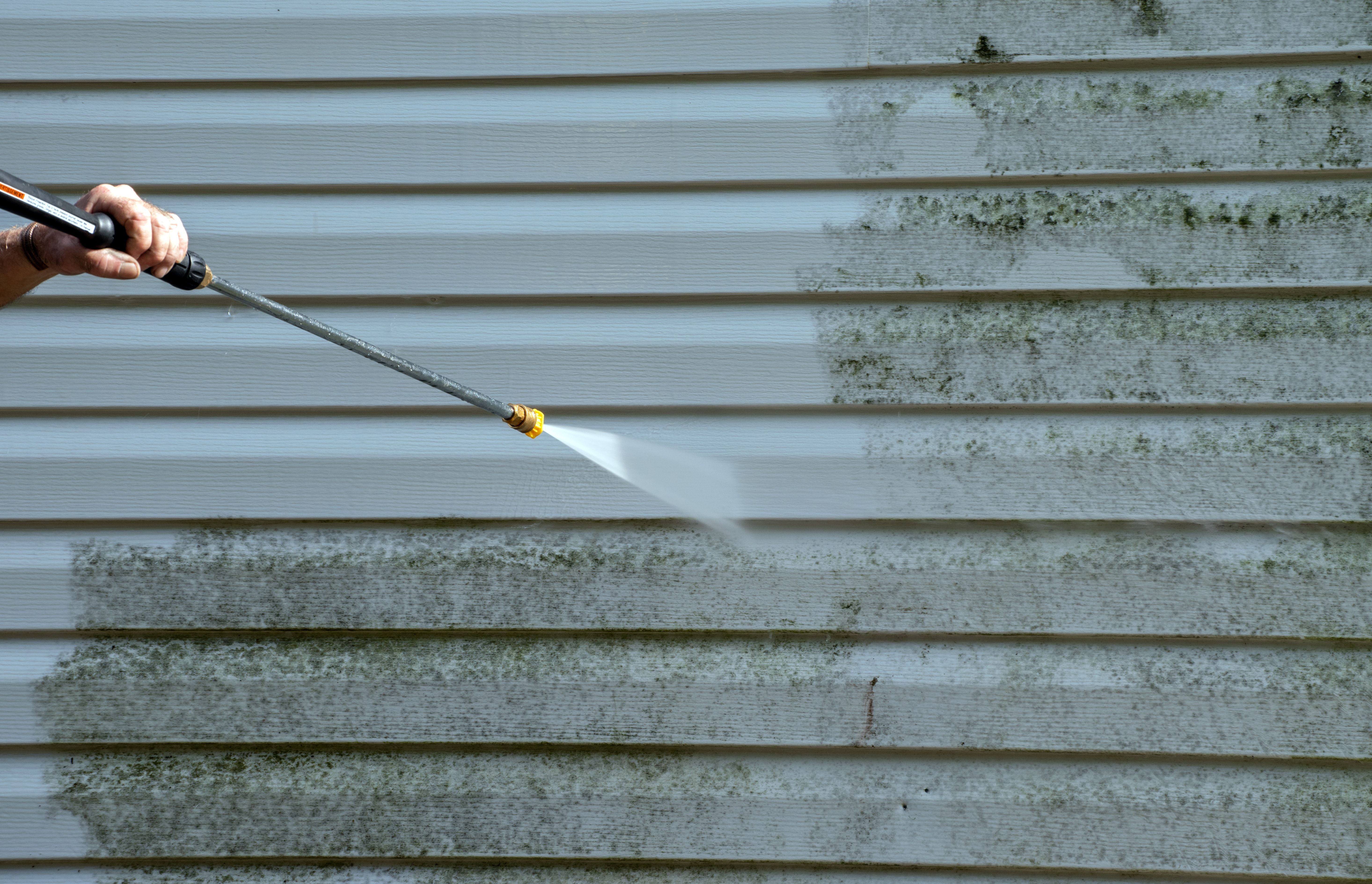 pressure washing different surfaces