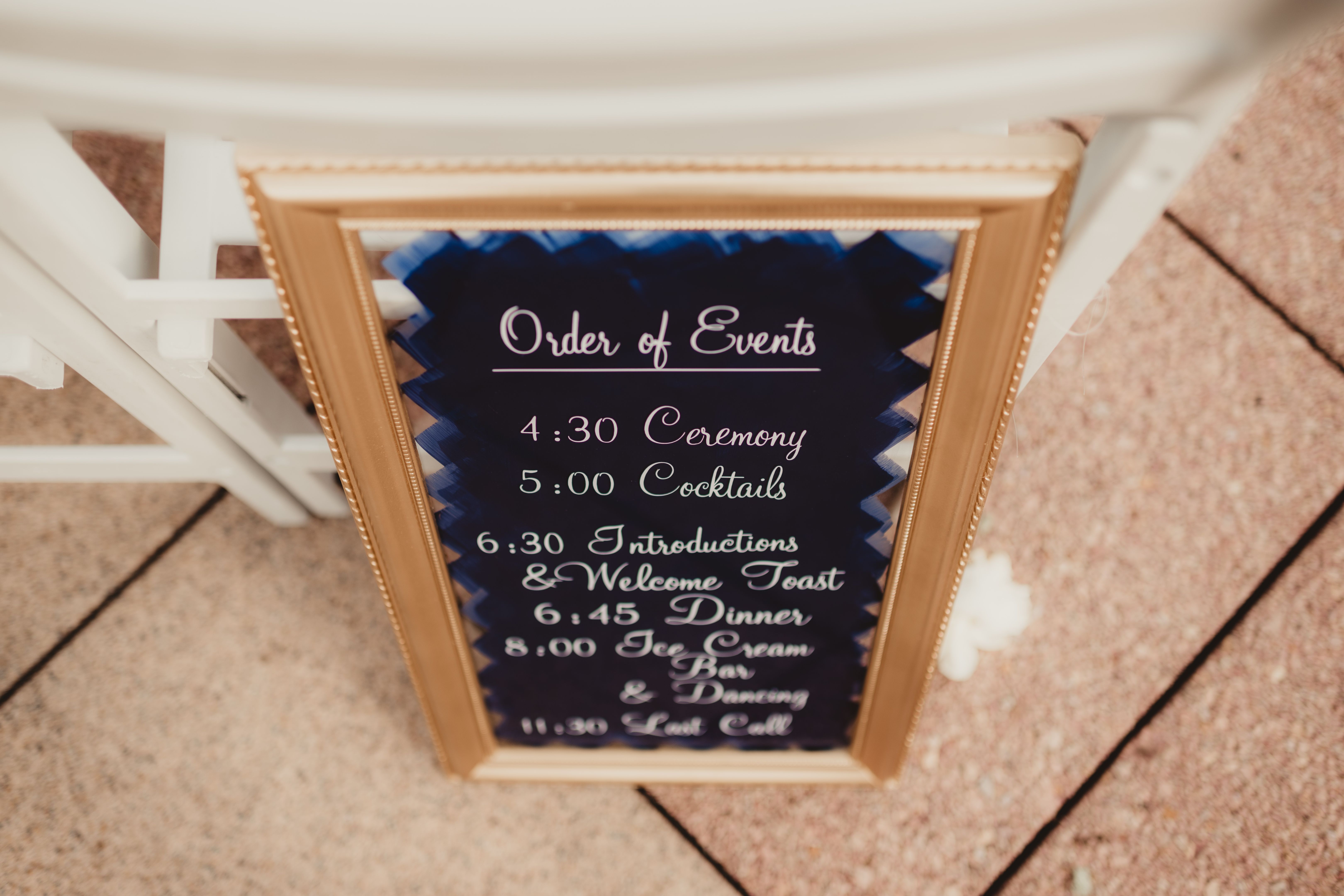 wedding timeline