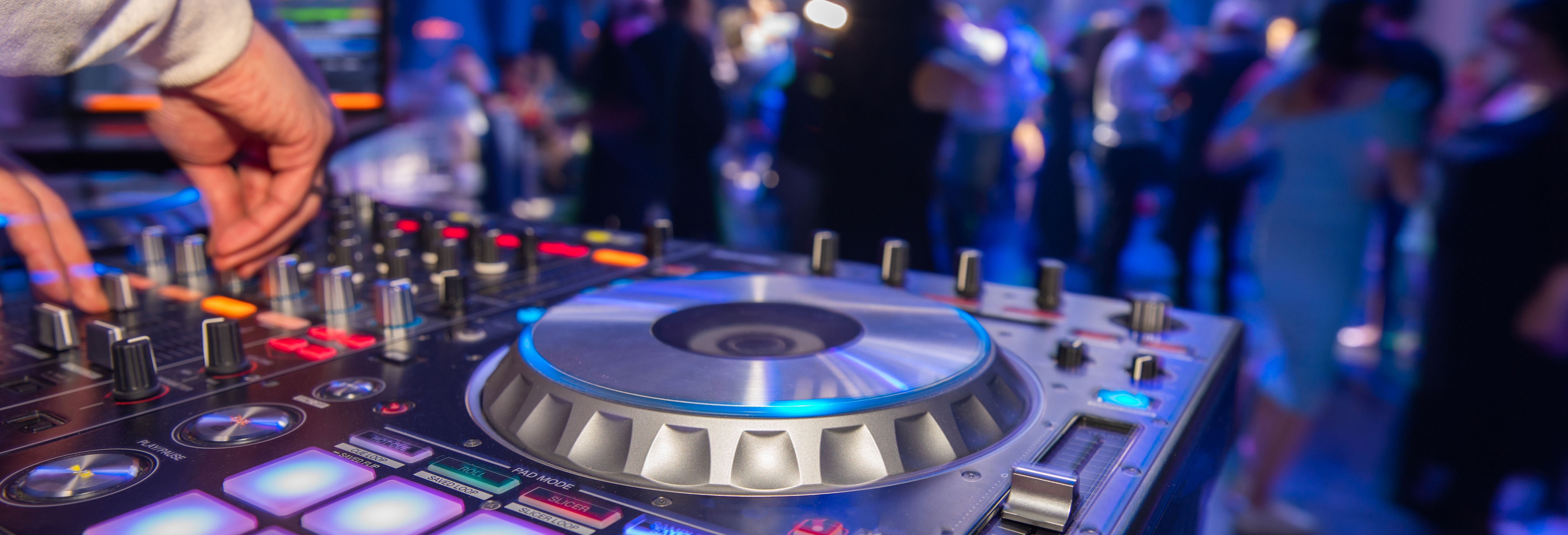 professional DJ setup