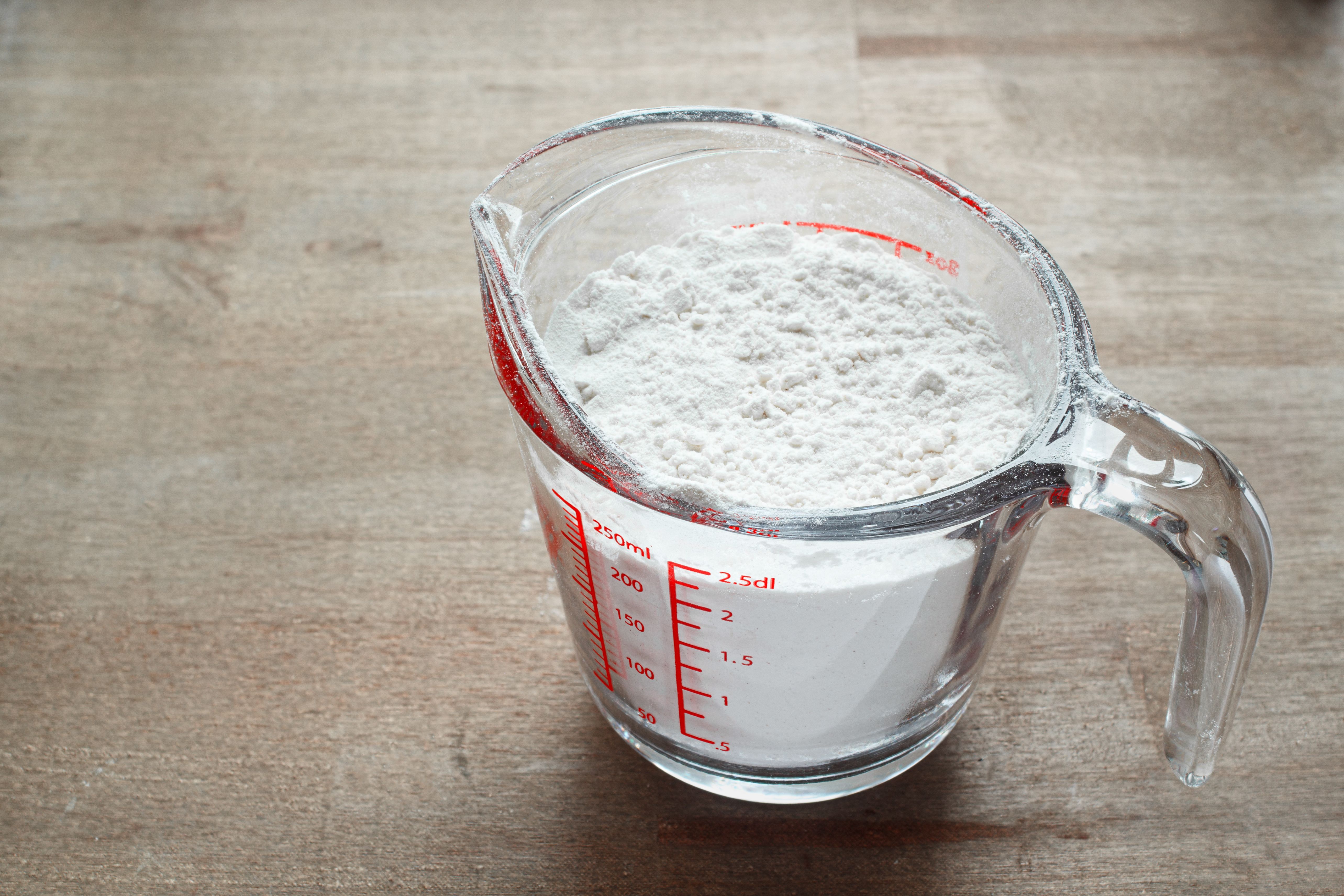 measuring ingredients