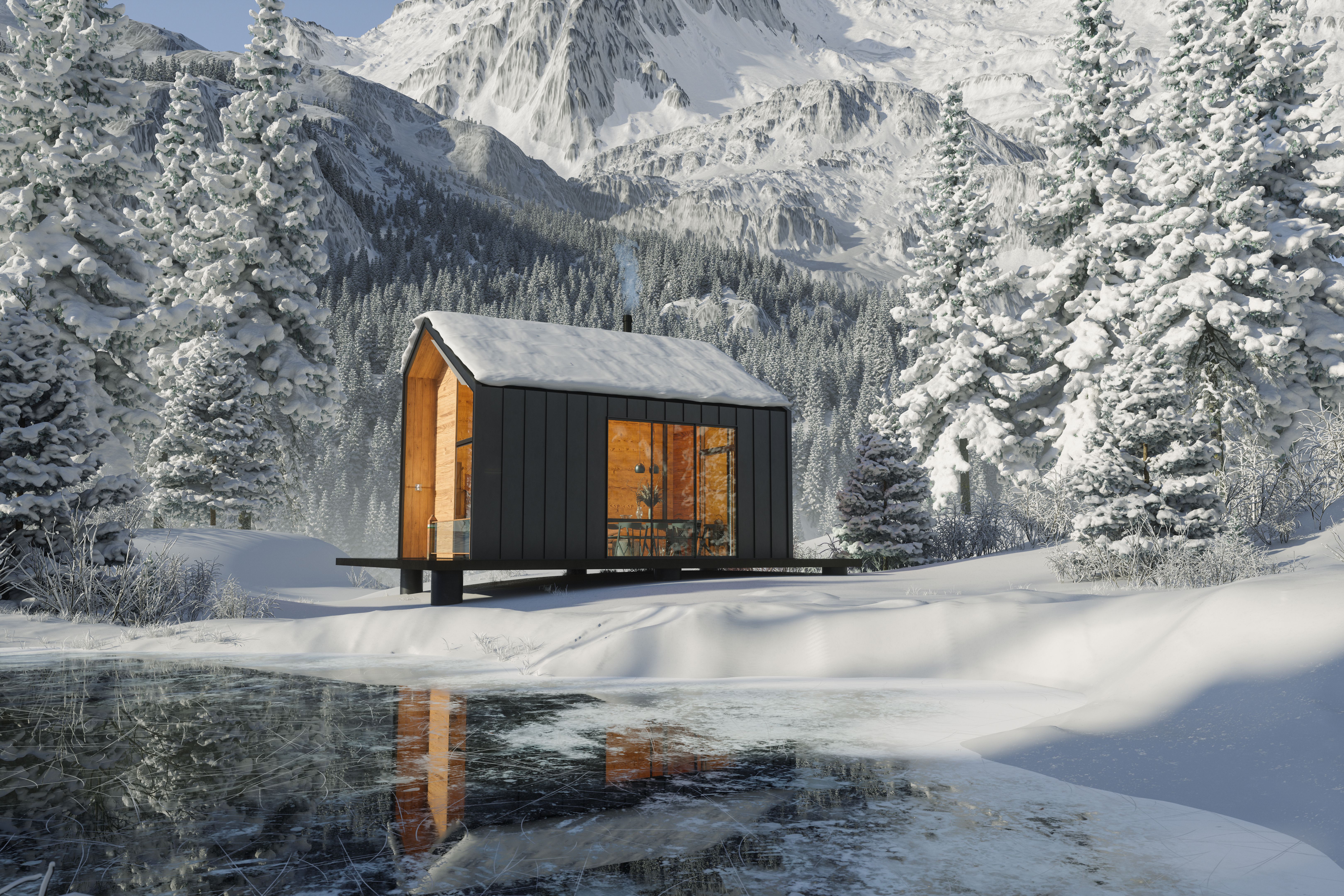 tiny home winter