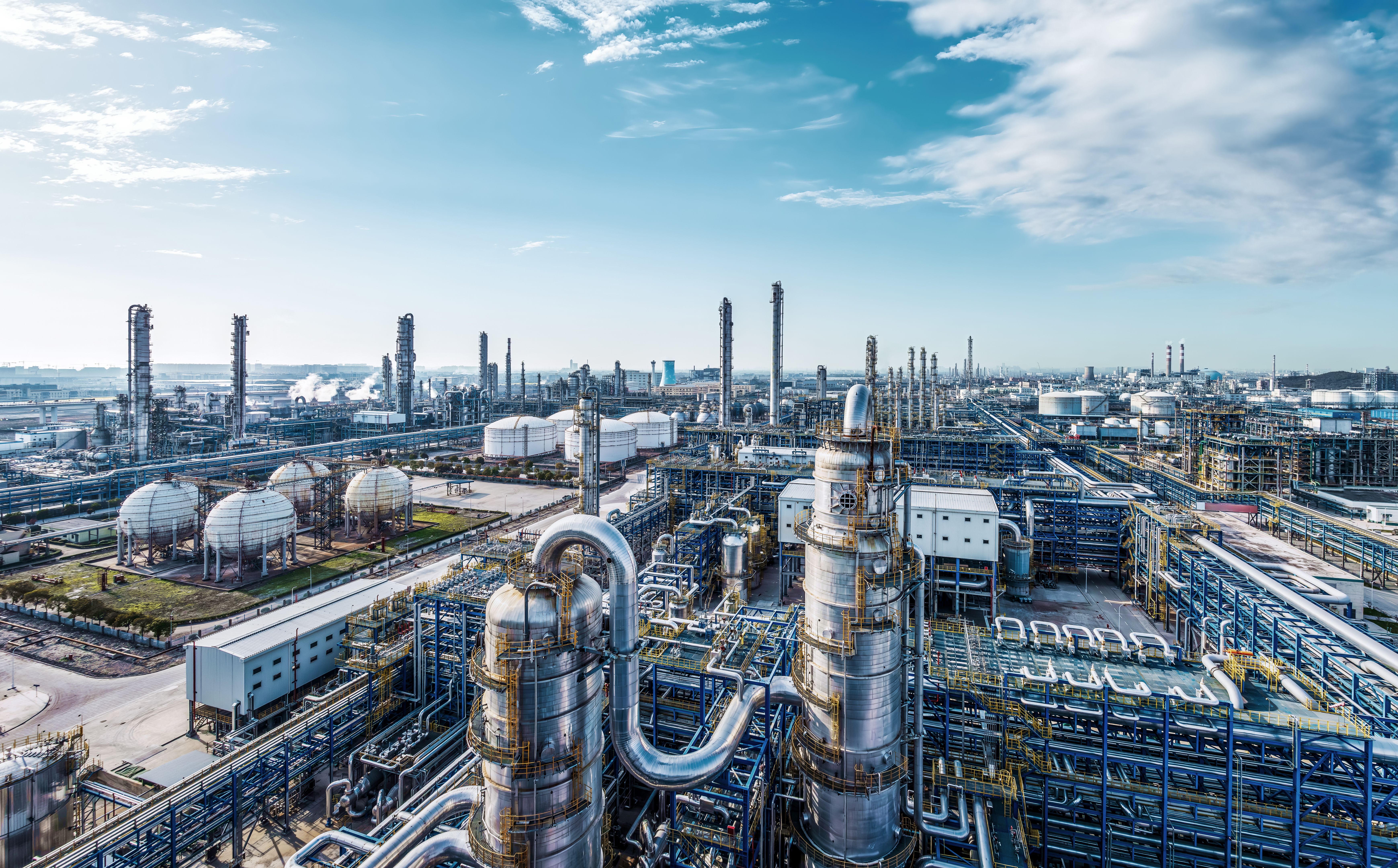 oil refinery