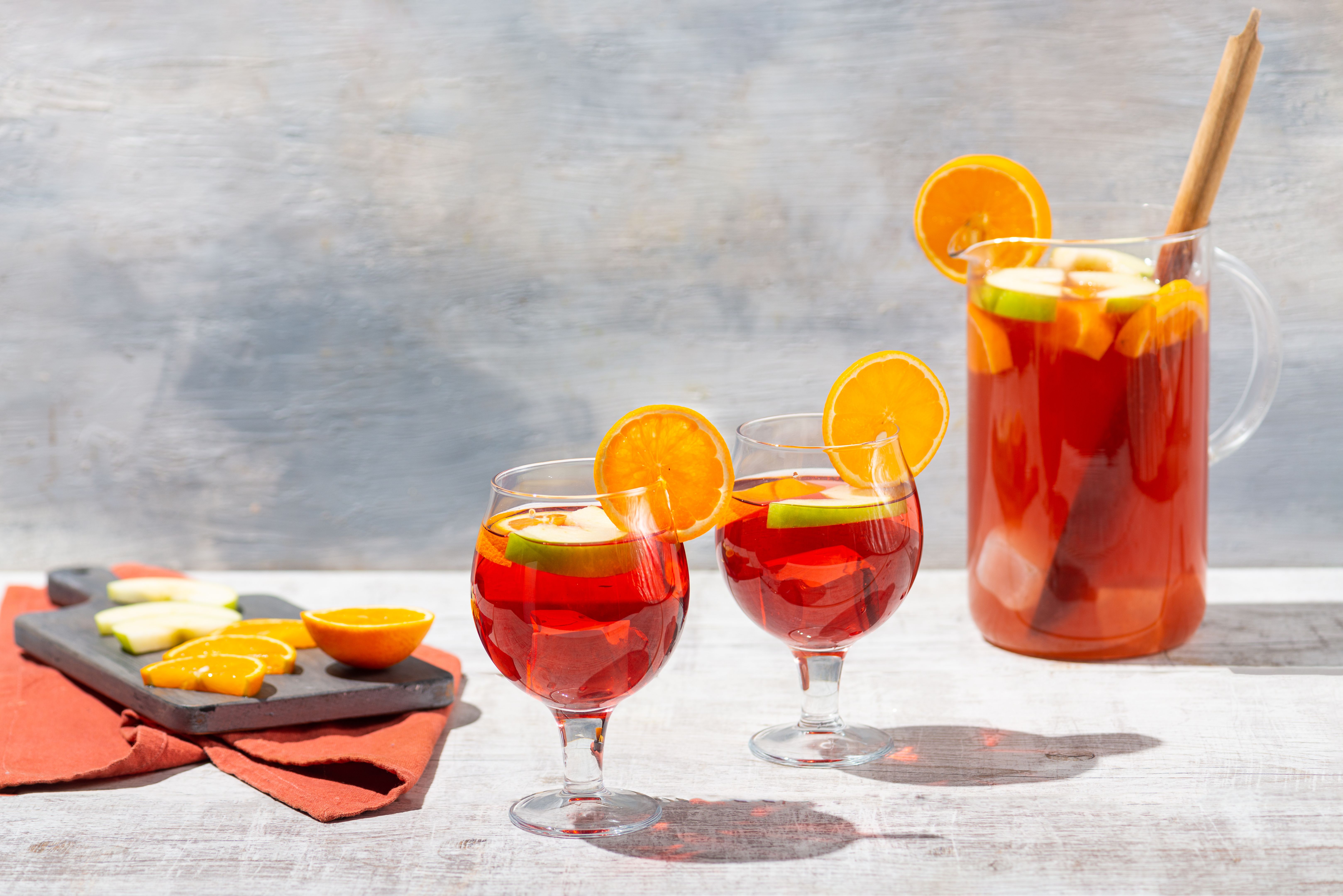 serving sangria