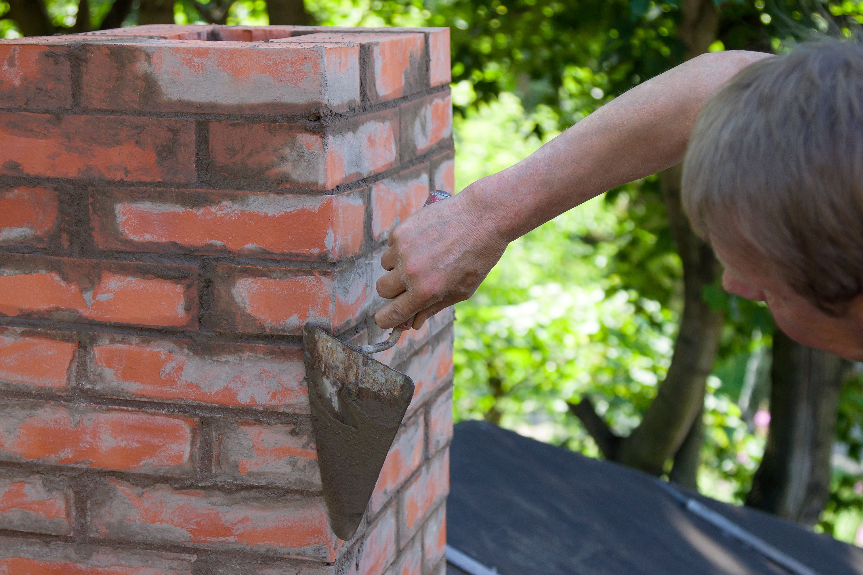 Masonry chimney repair in Alexandria VA