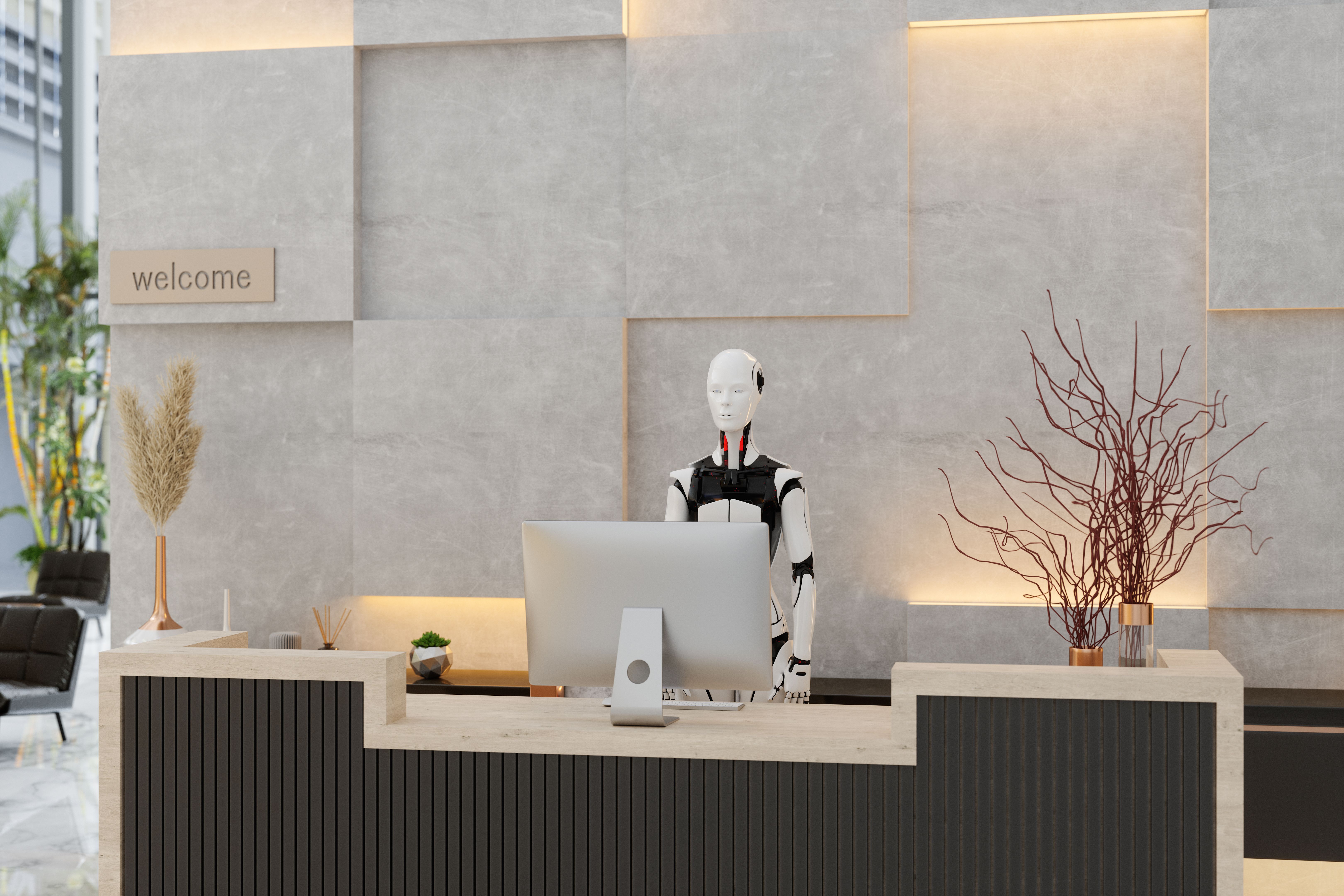 ai receptionist setup