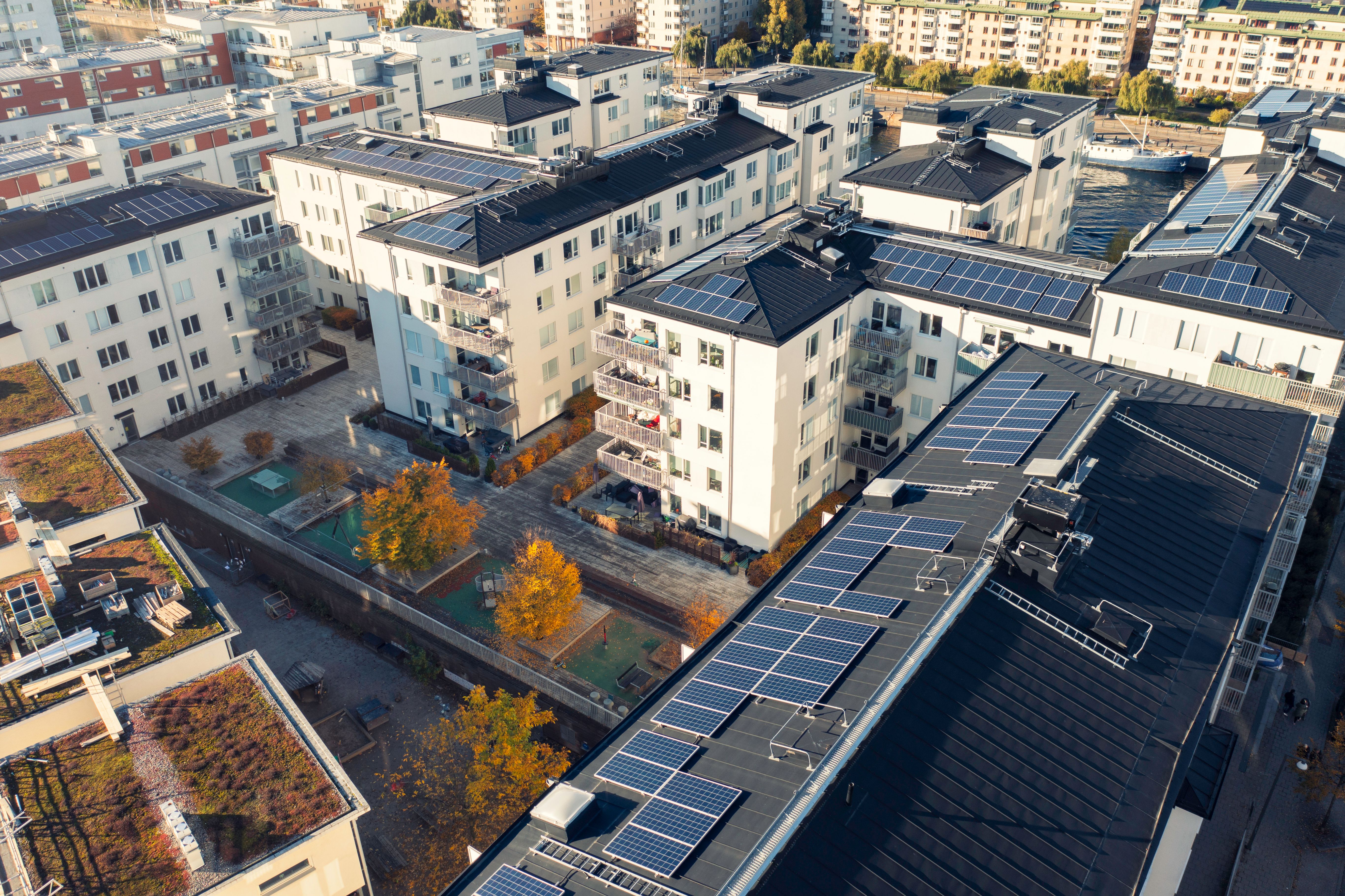 solar panels apartment