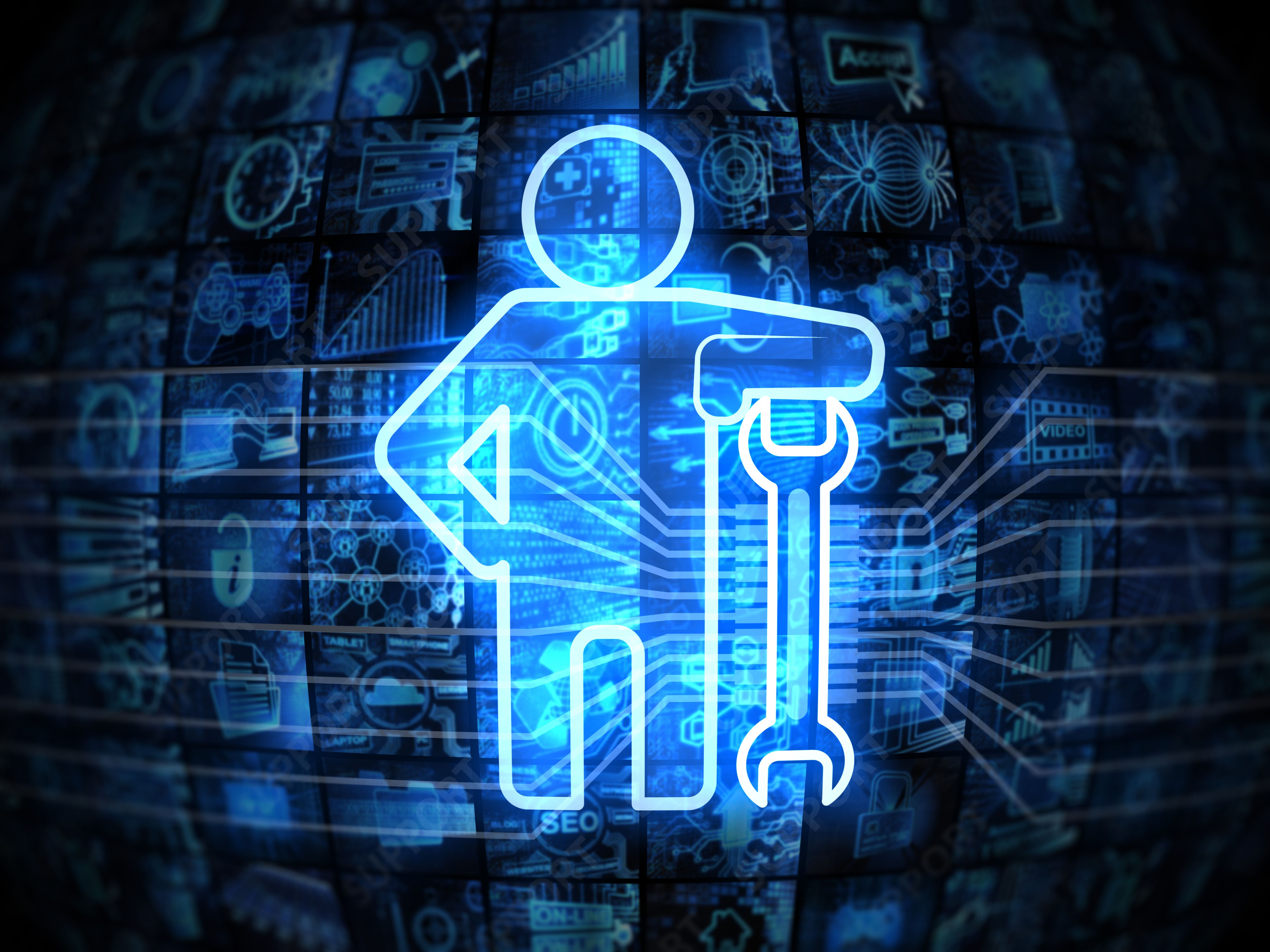 video wall maintenance