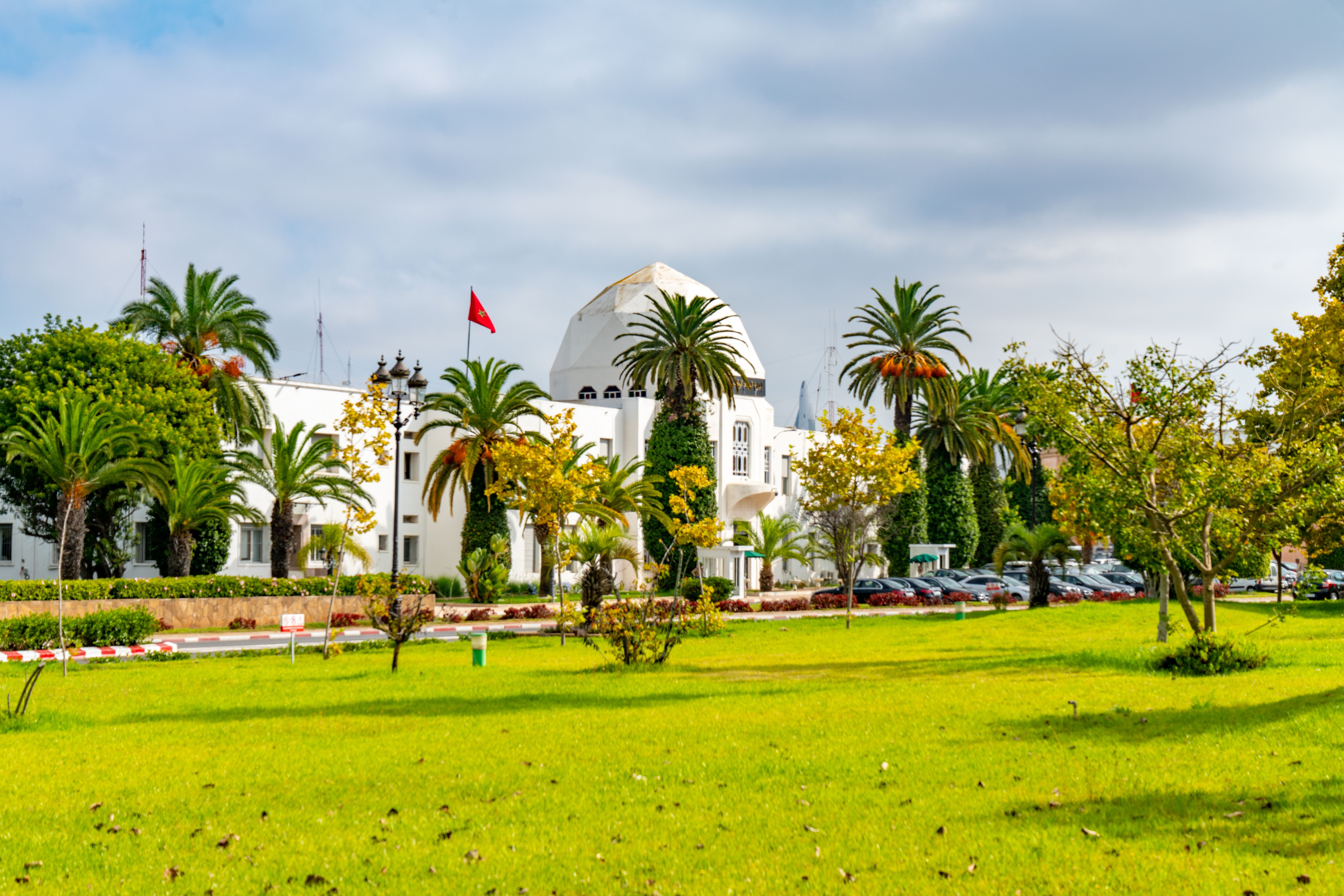 The street view in Royal Palace. Rabat, Morocco The street view in Royal Palace. Rabat, Morocco