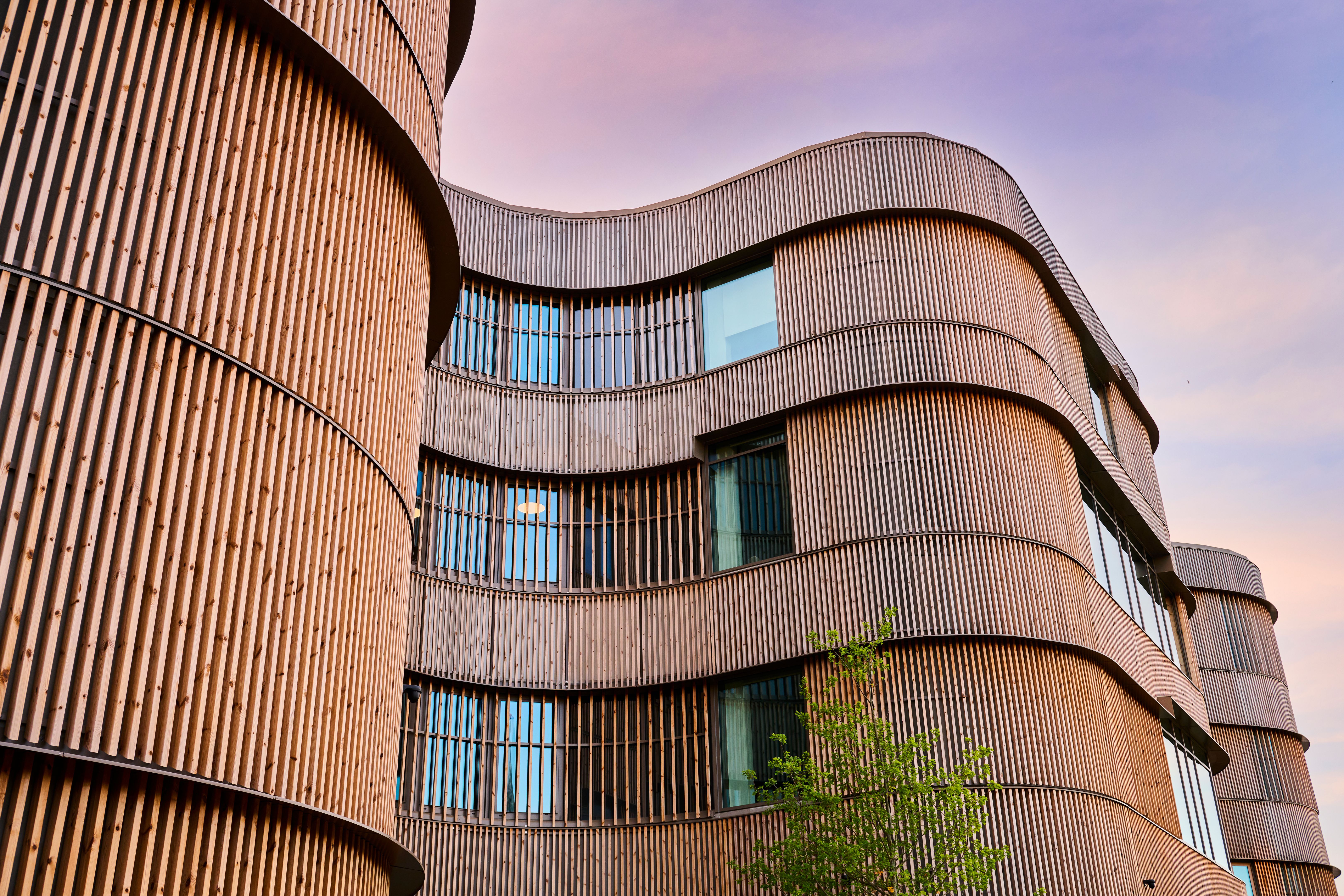 Modern architecture - Details from mass timber construction