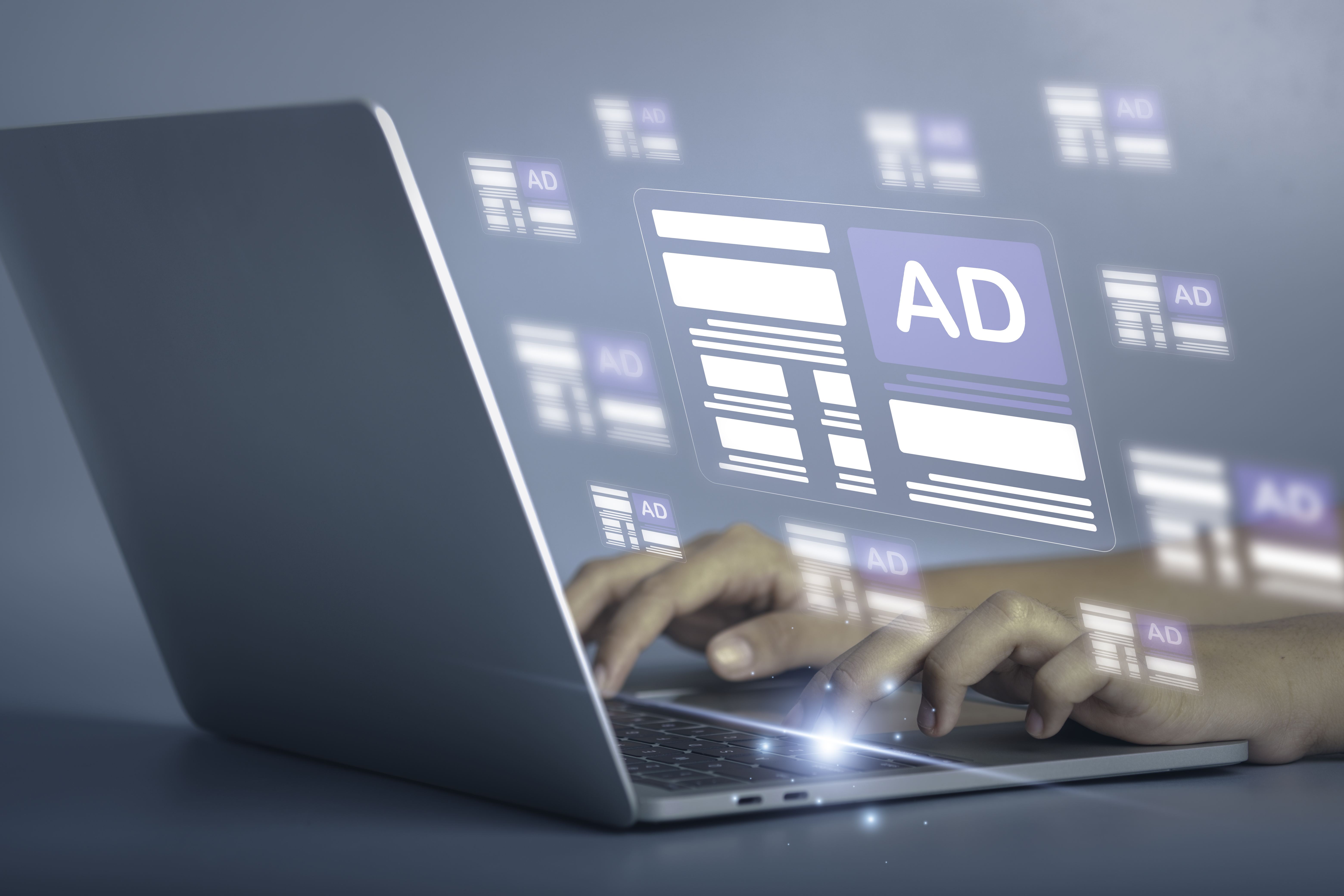 Online programmatic advertising in feed on computer screen. Optimize advertisement target optimize click through rate and conversion. Ads dashboard digital marketing strategy analysis for branding . Online programmatic advertising in feed on computer screen. Optimize advertisement target optimize click through rate and conversion. Ads dashboard digital marketing strategy analysis for branding .