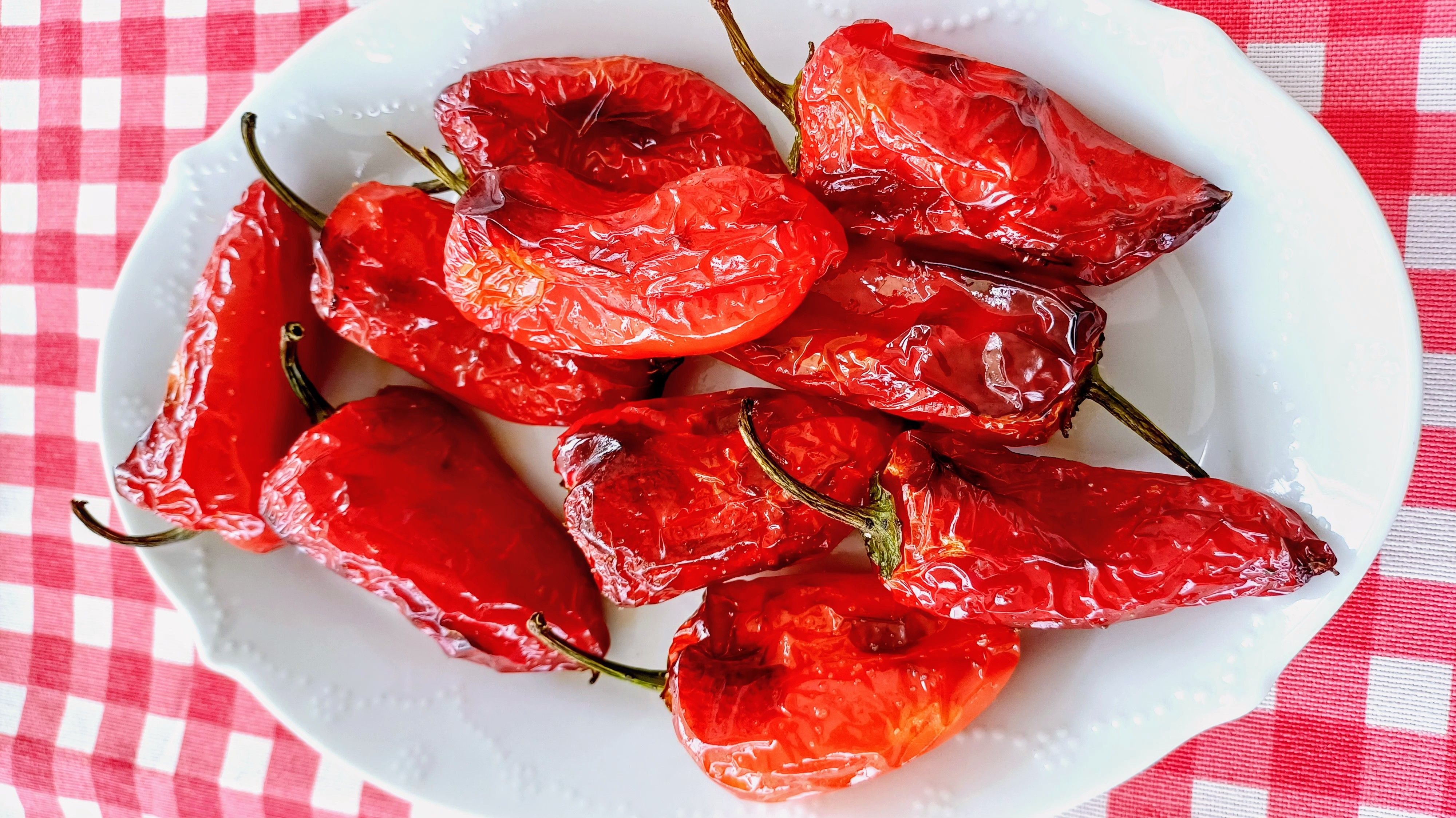roasted red peppers