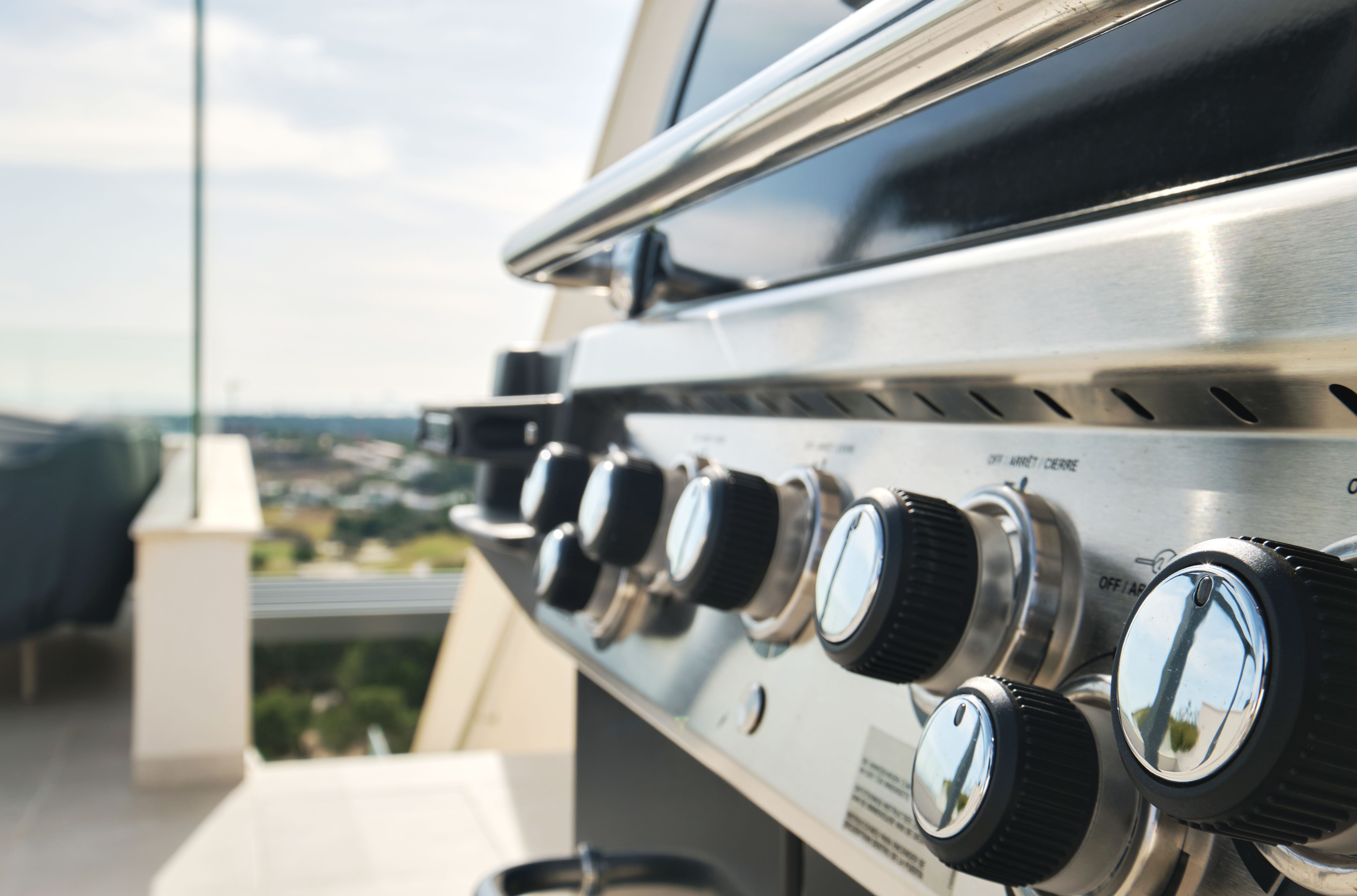 stainless steel grill