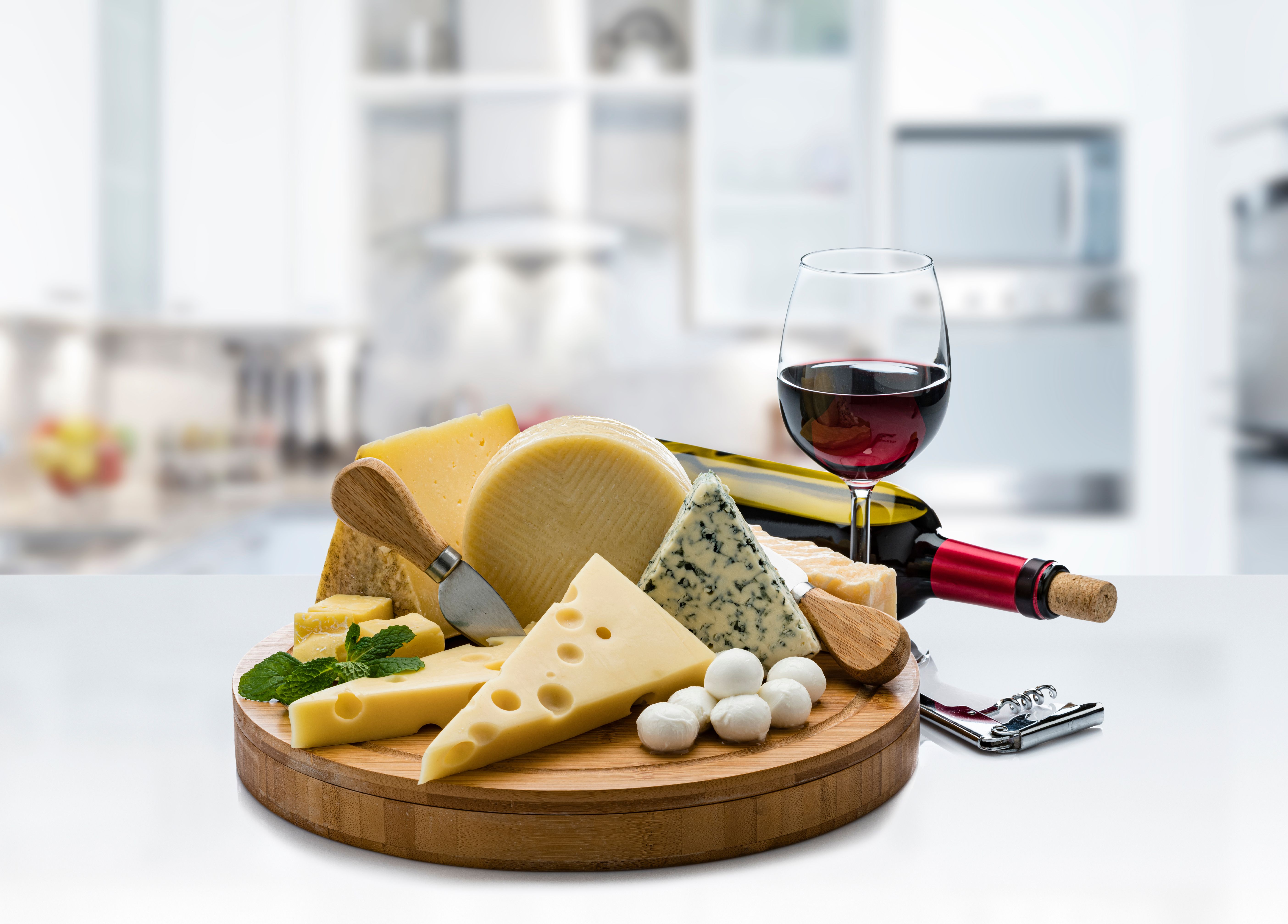 modern cheese platter