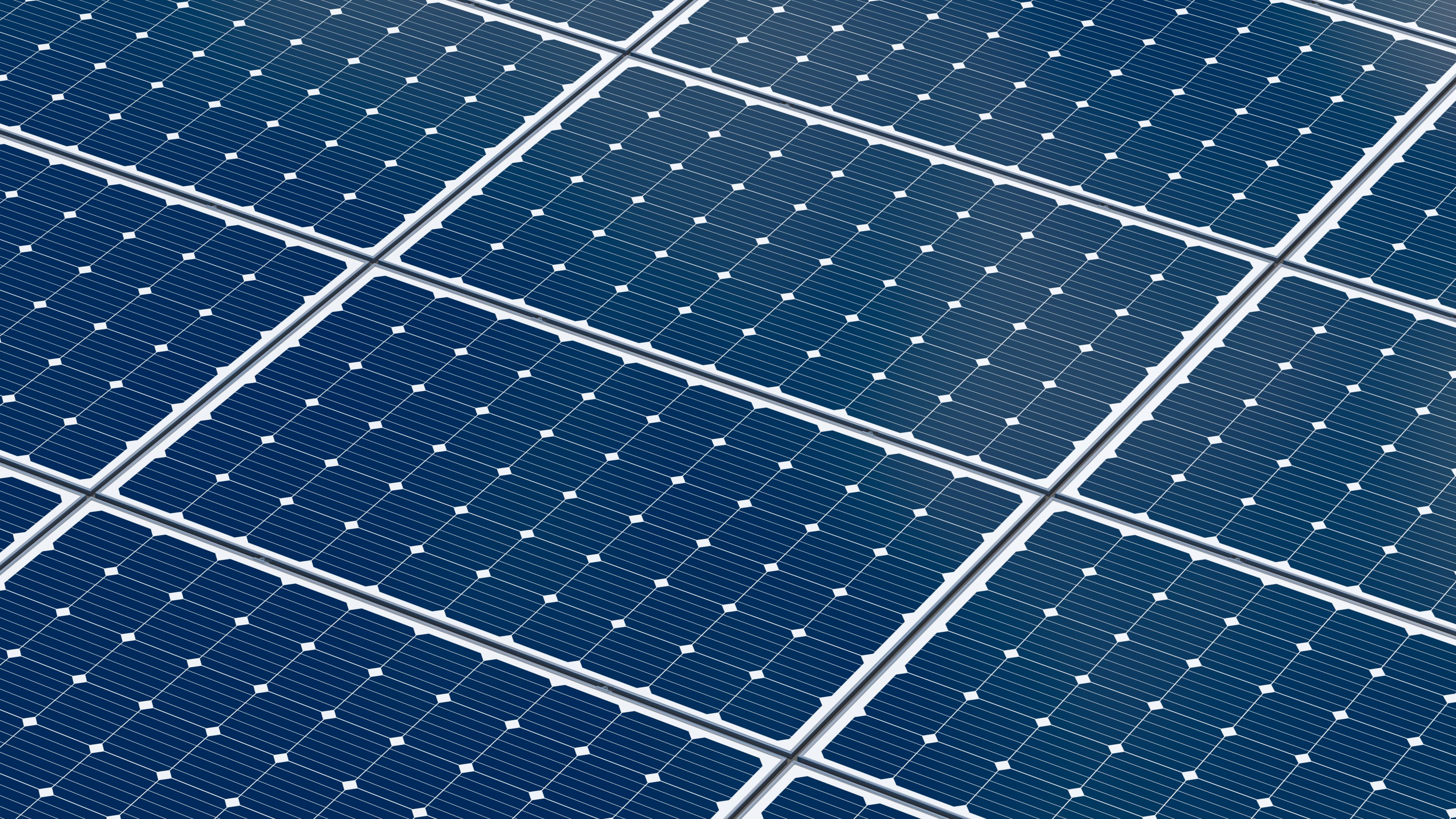 solar panels closeup