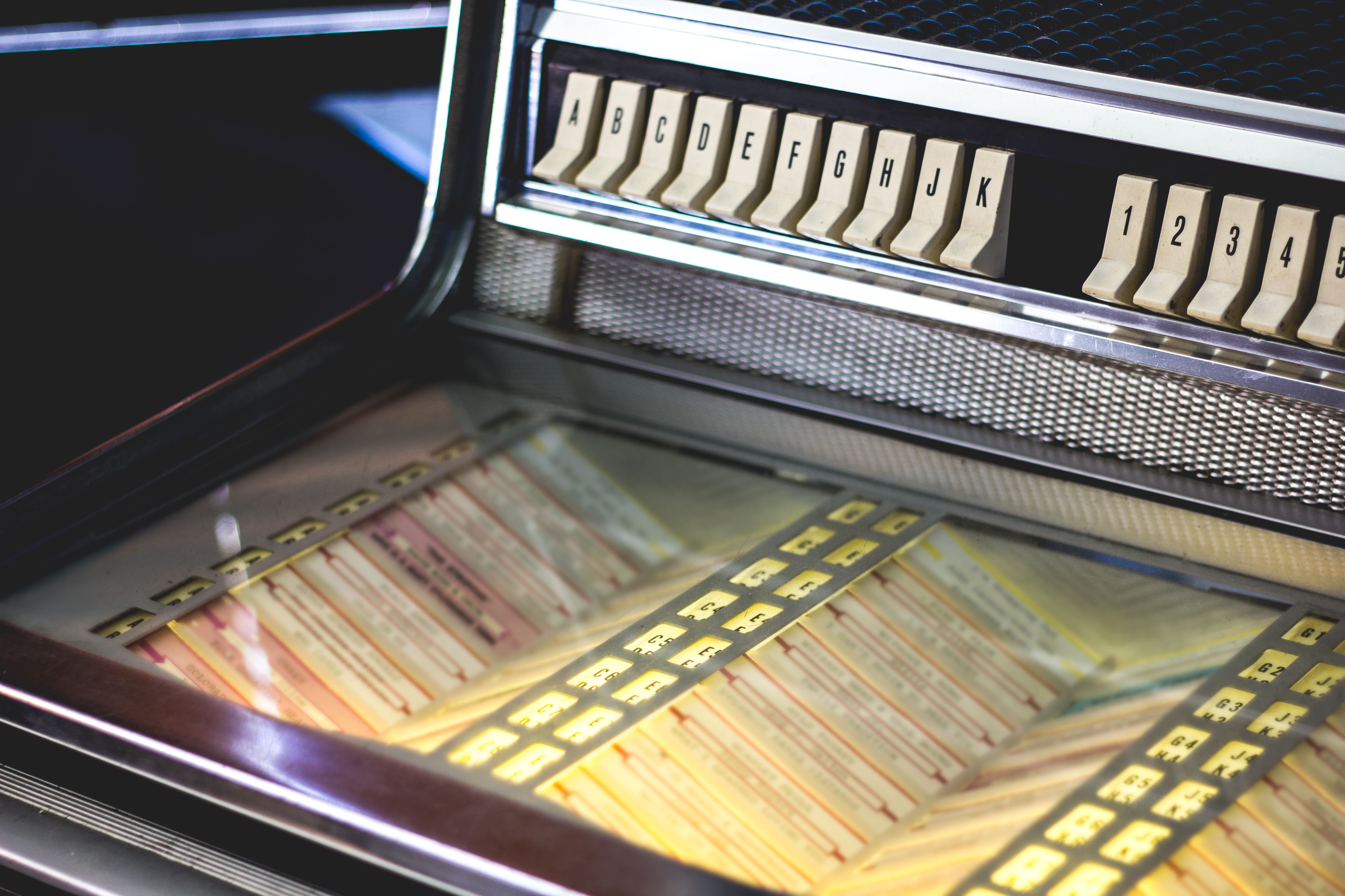 Vintage Jukebox Angle