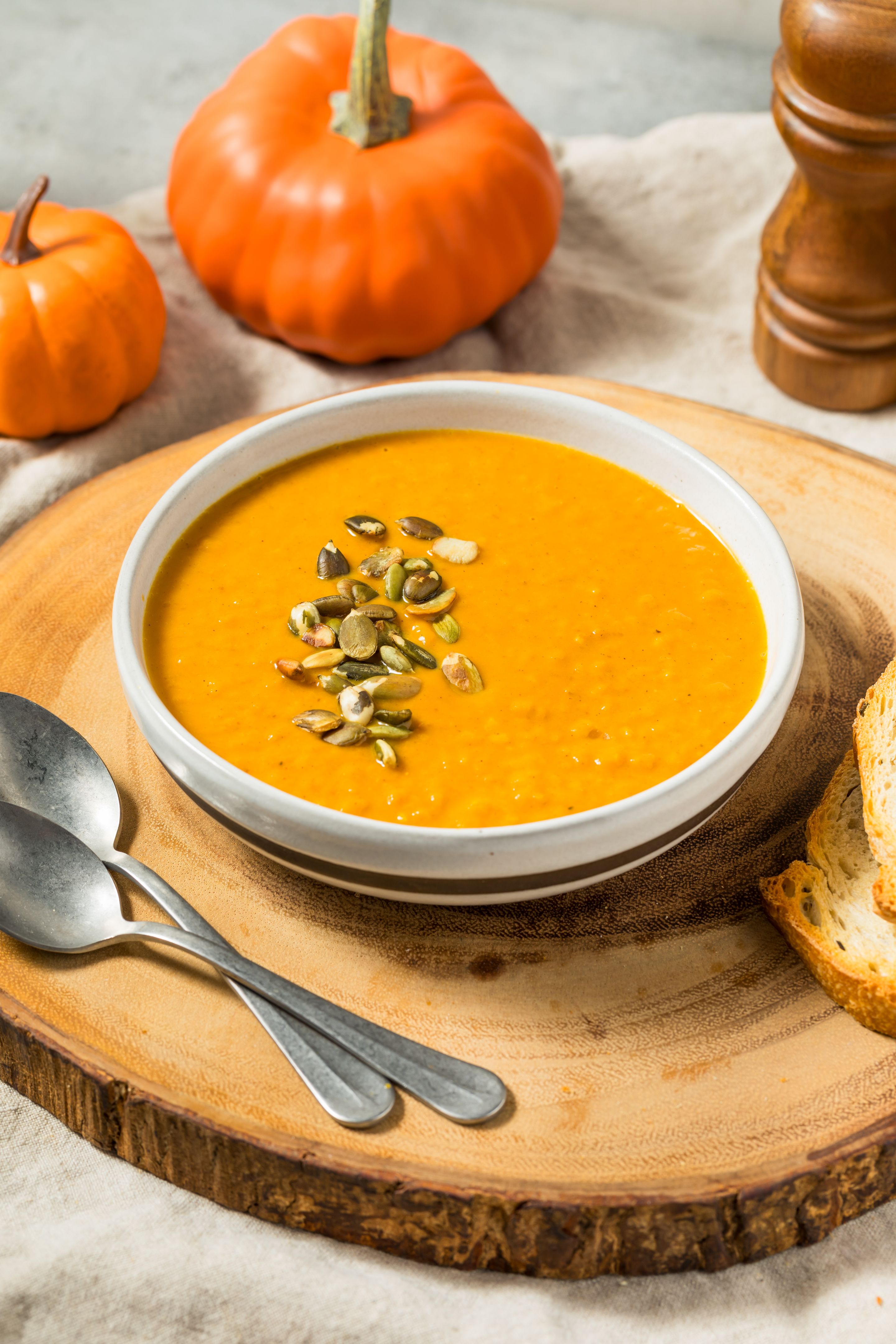 Homemade Autumn Pumpkin Soup