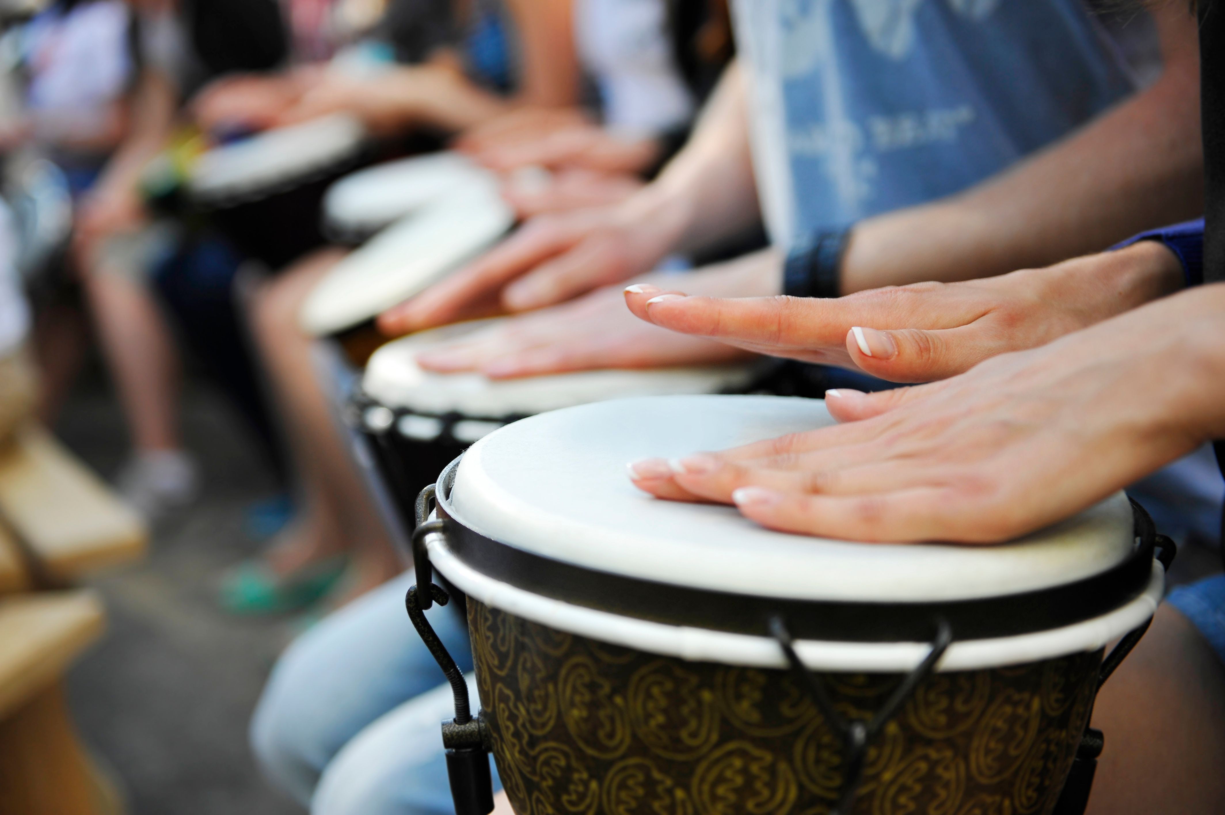 group drumming
