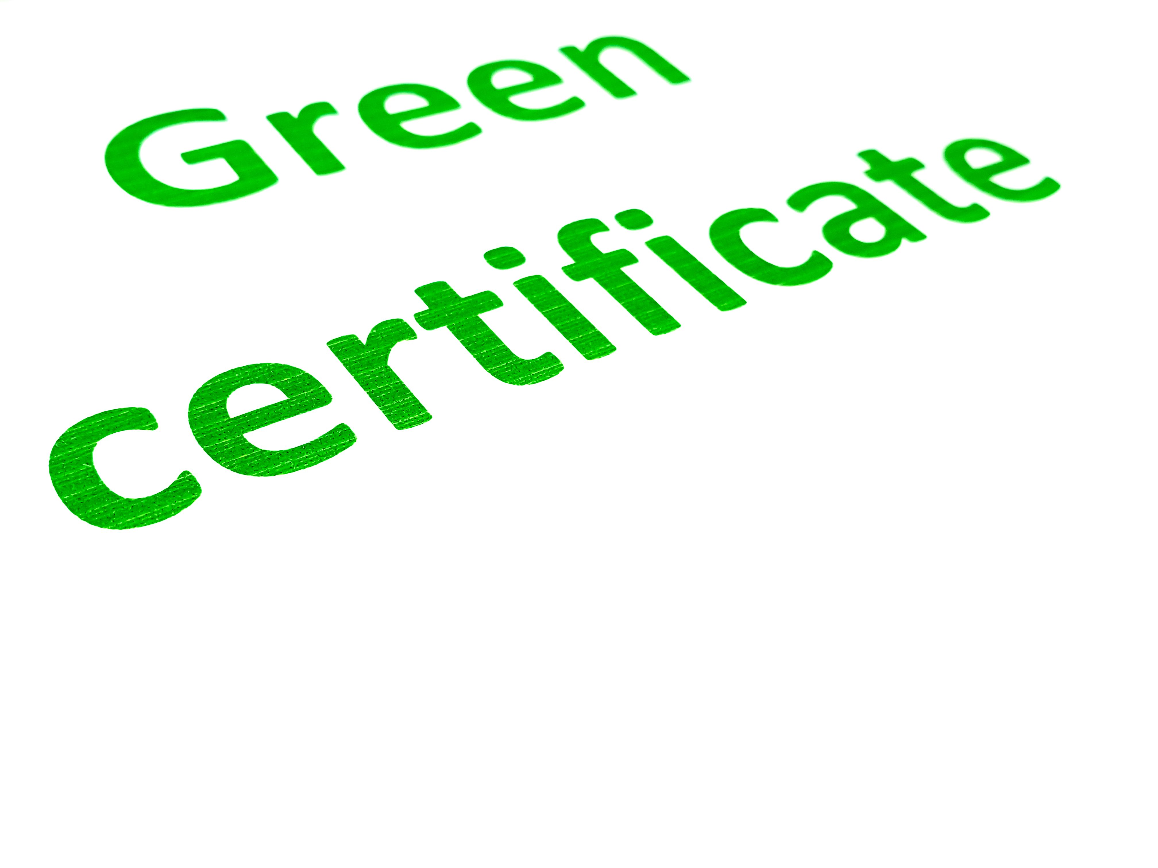 green certifications