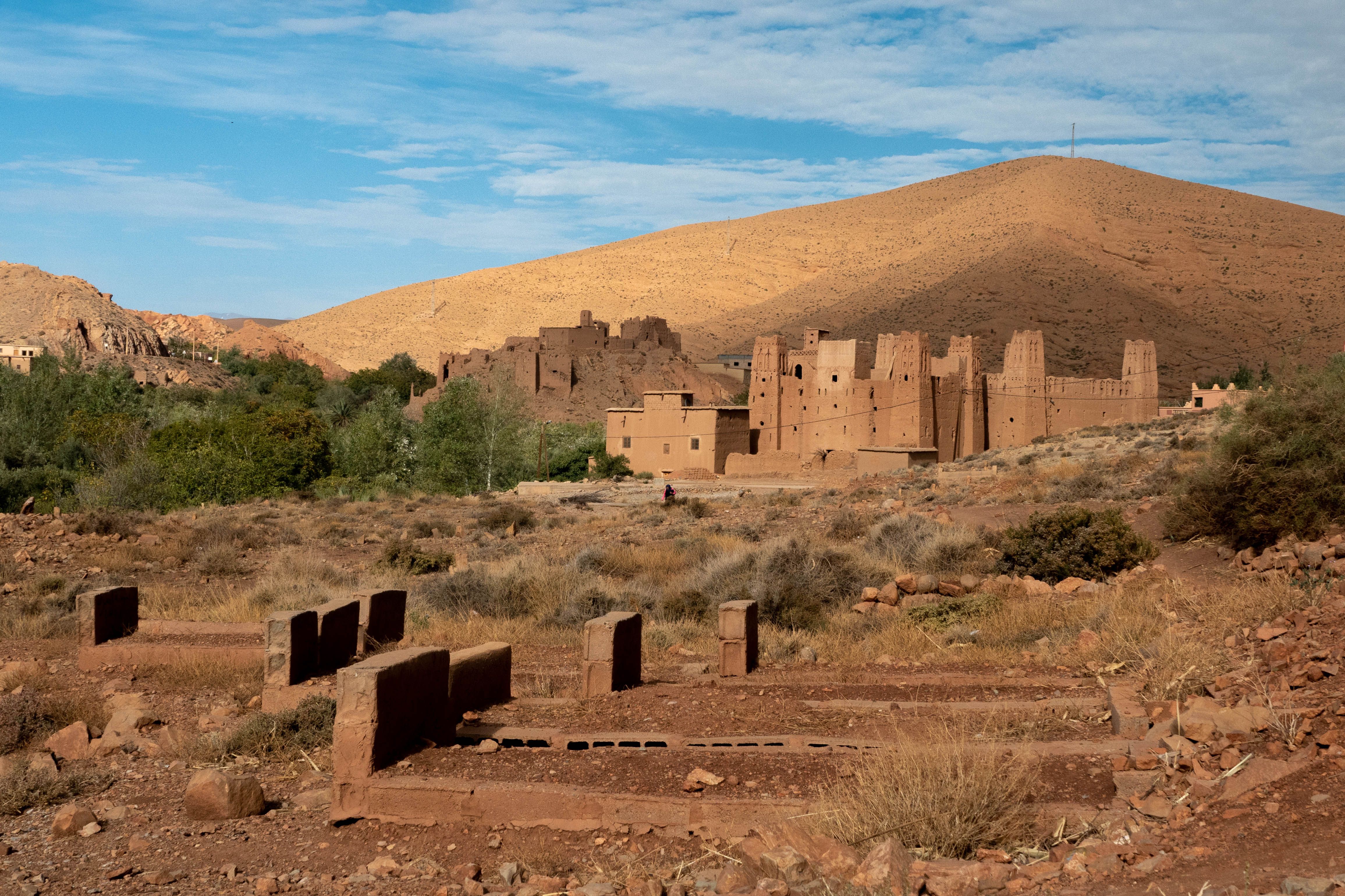The Kasbah at the beginning of the Dades Valley (Aït Ouglif), Morocco