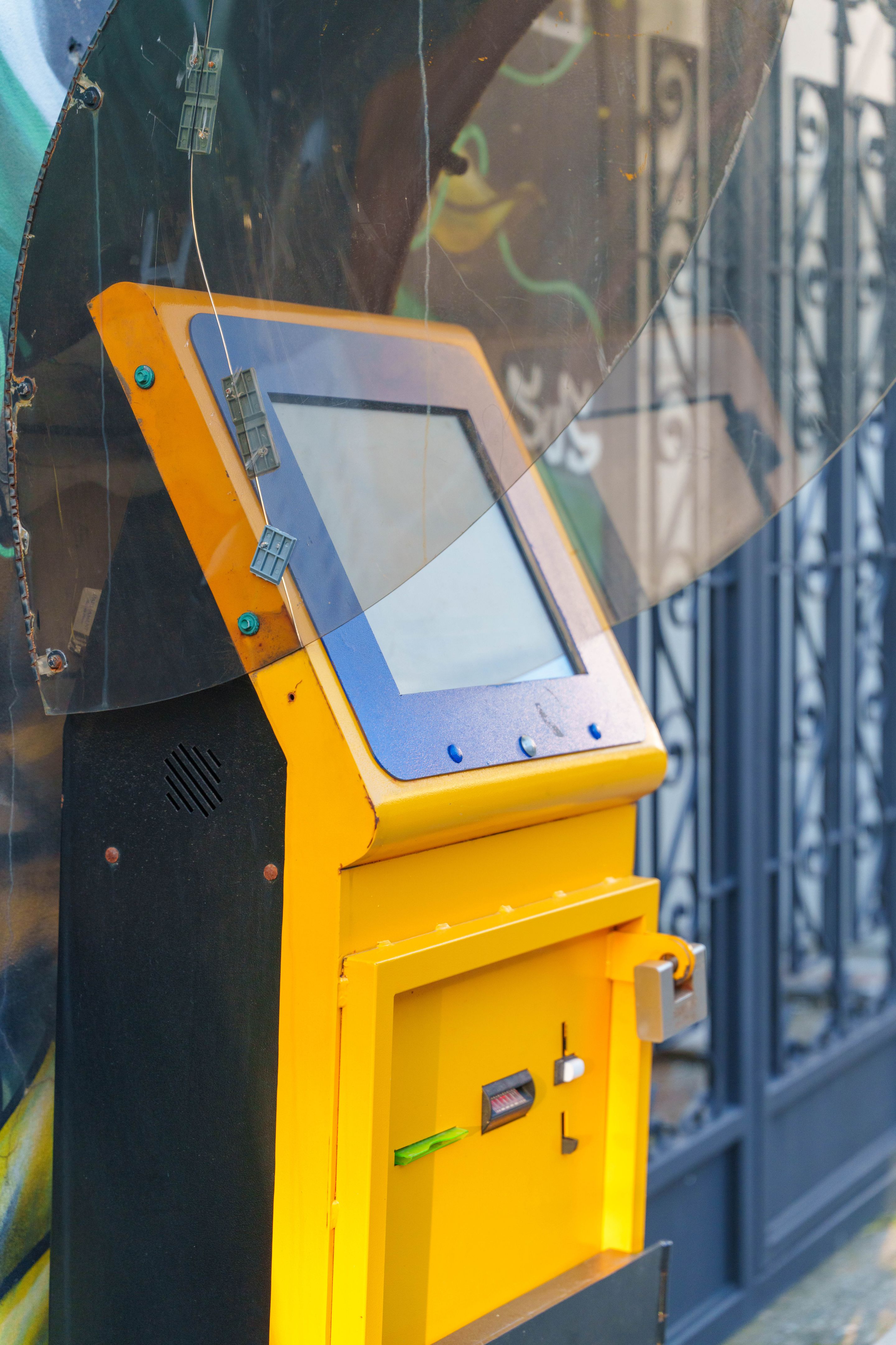 modern payment terminal