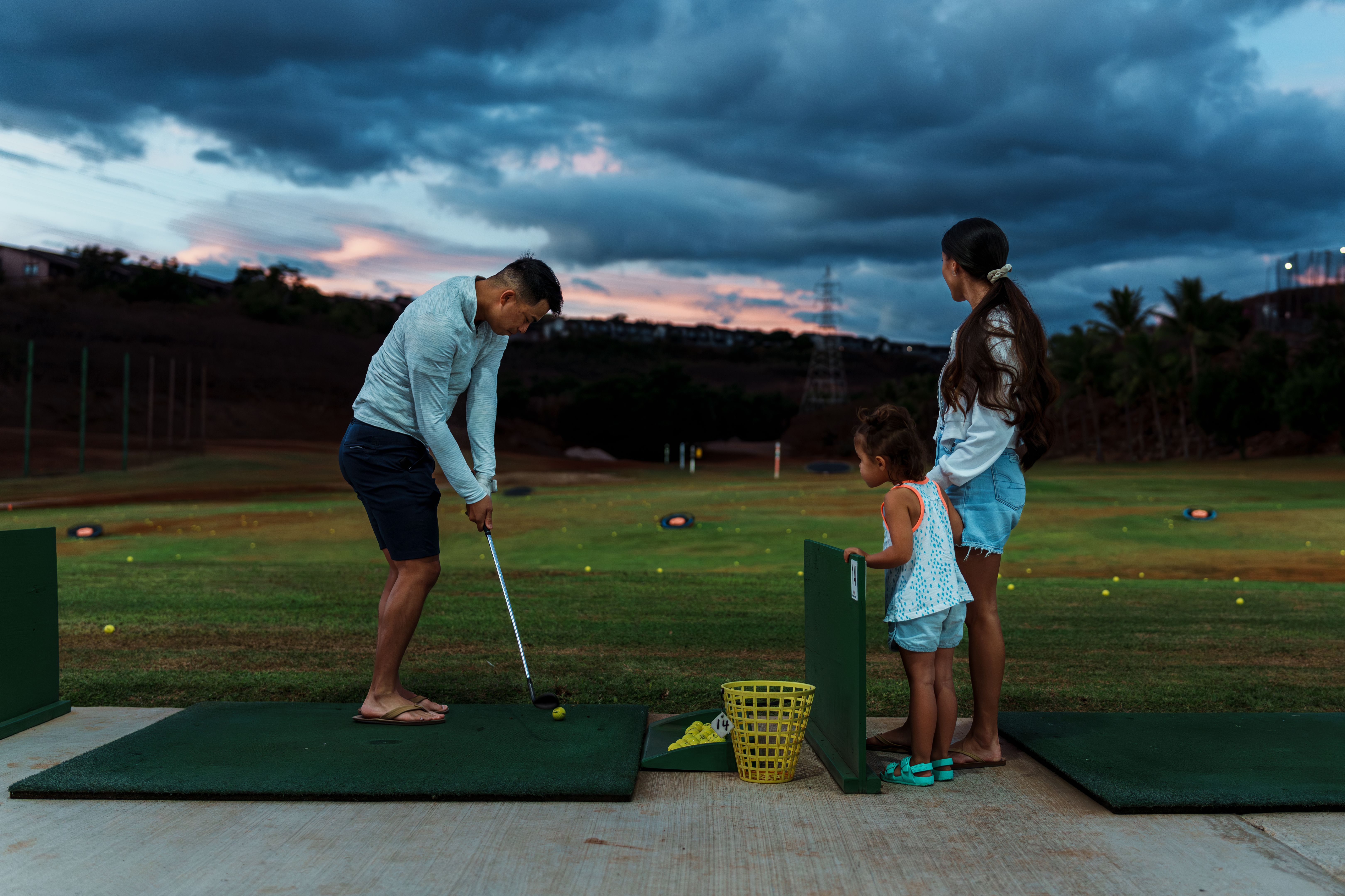 maintaining golf course