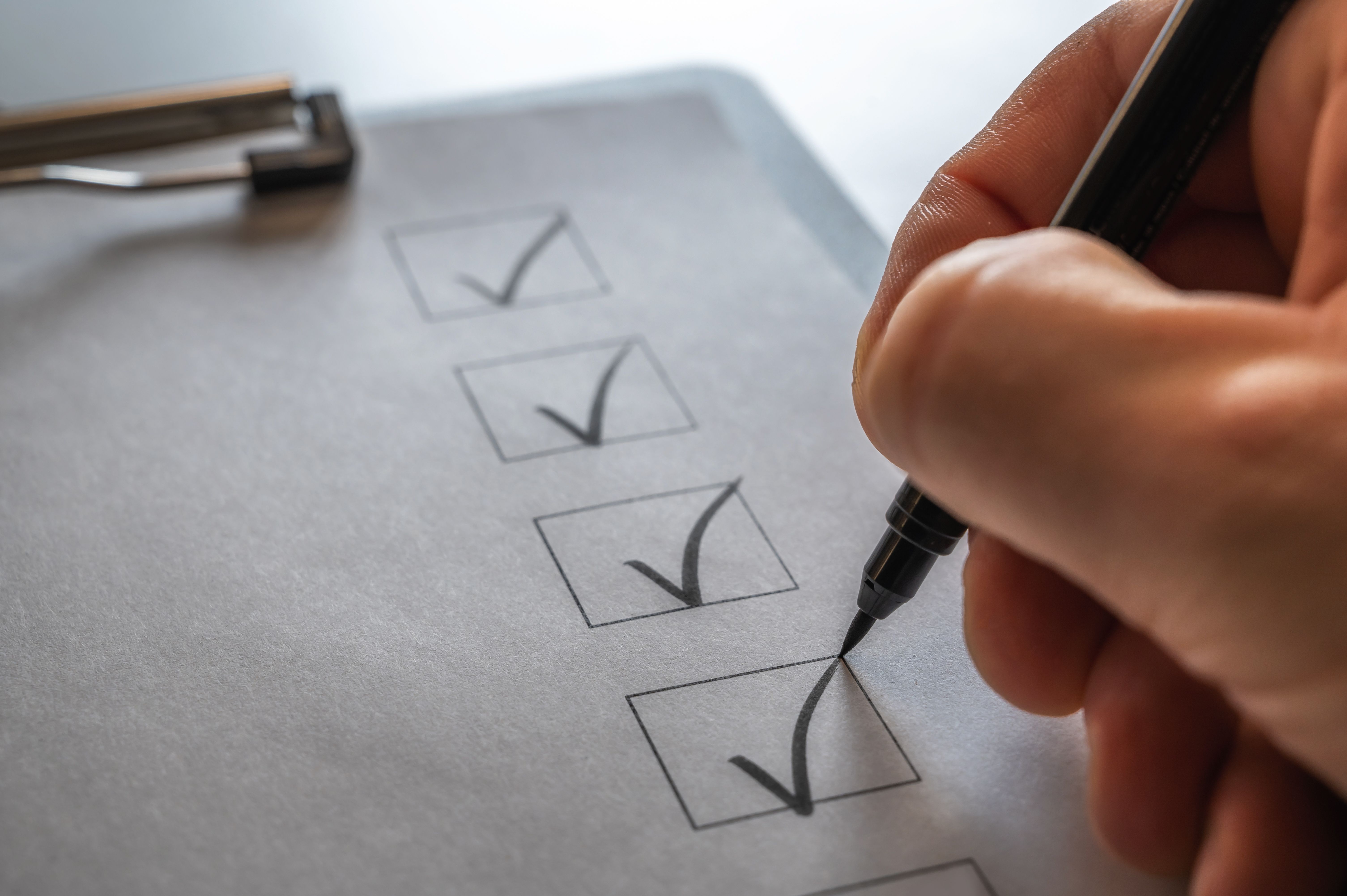 planning checklist