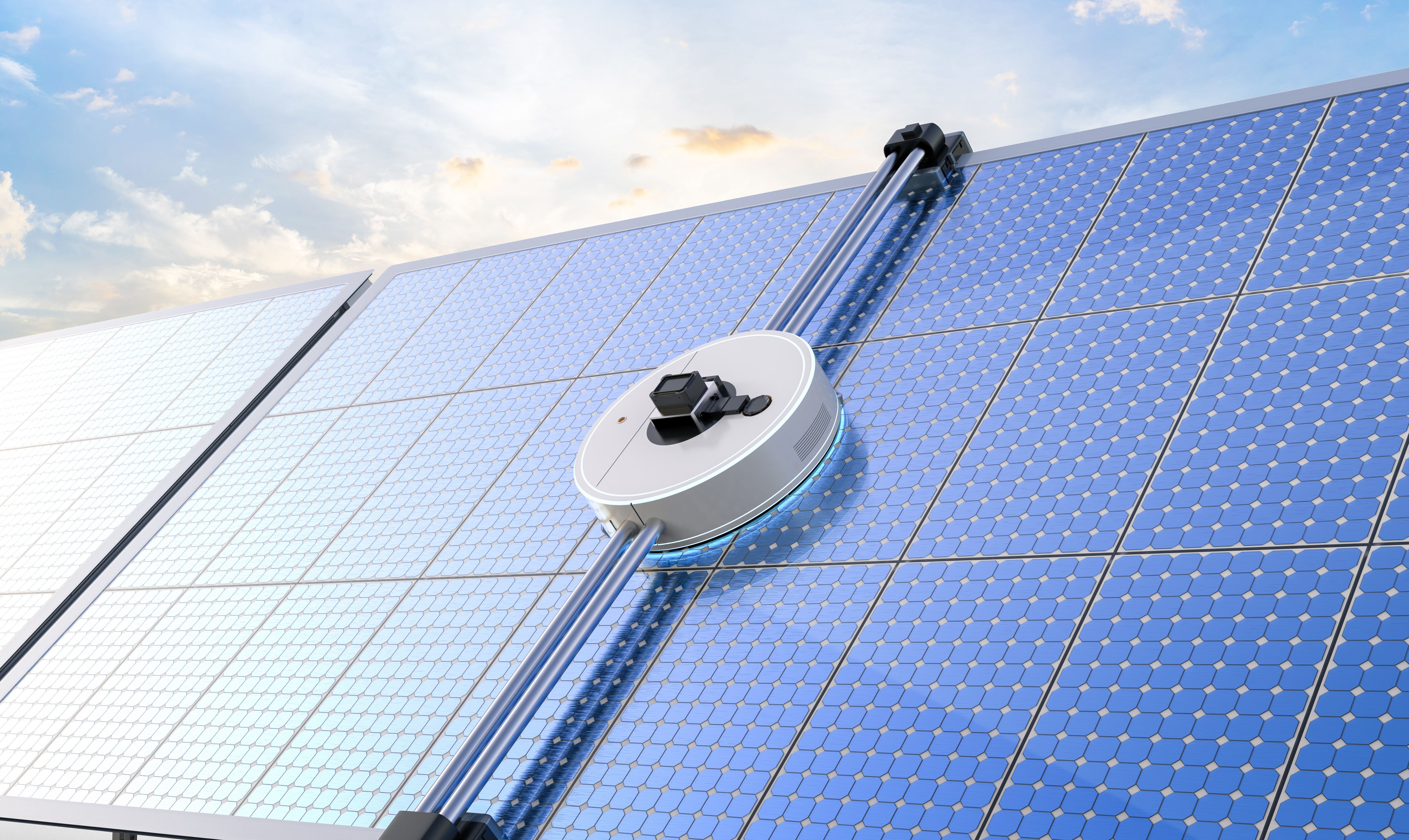 automated solar cleaning
