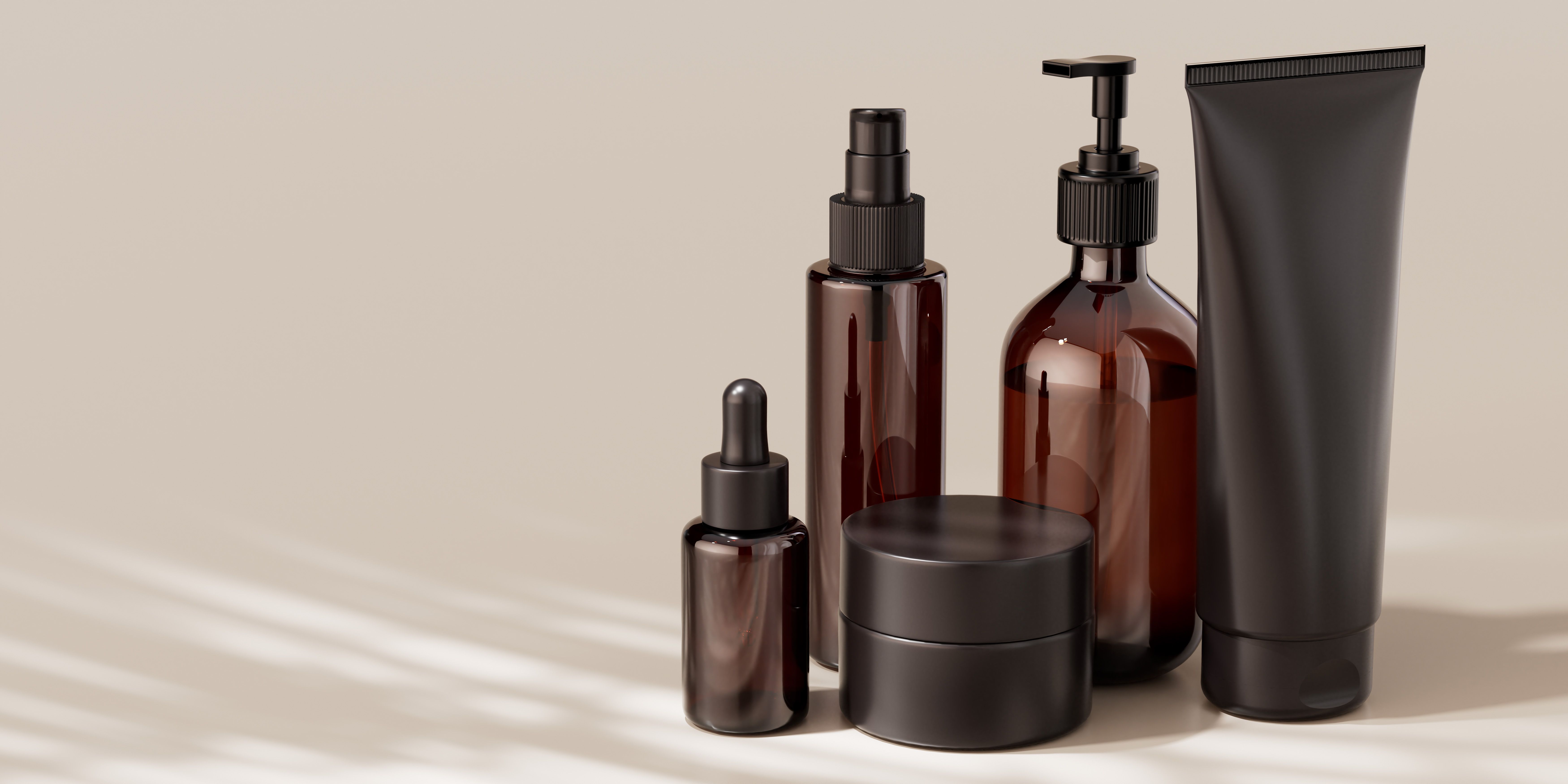 shampoo bottles