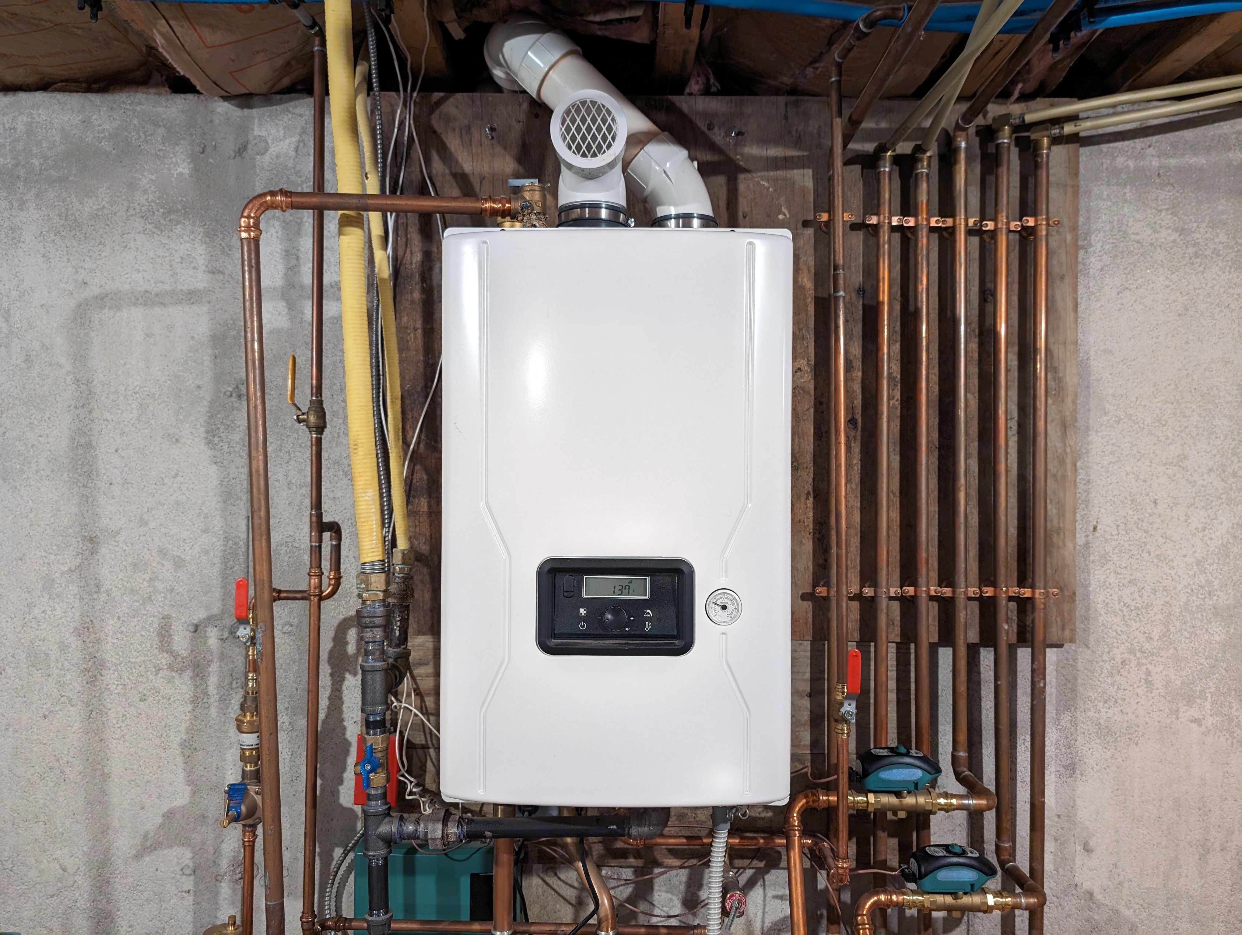 water heater installation process