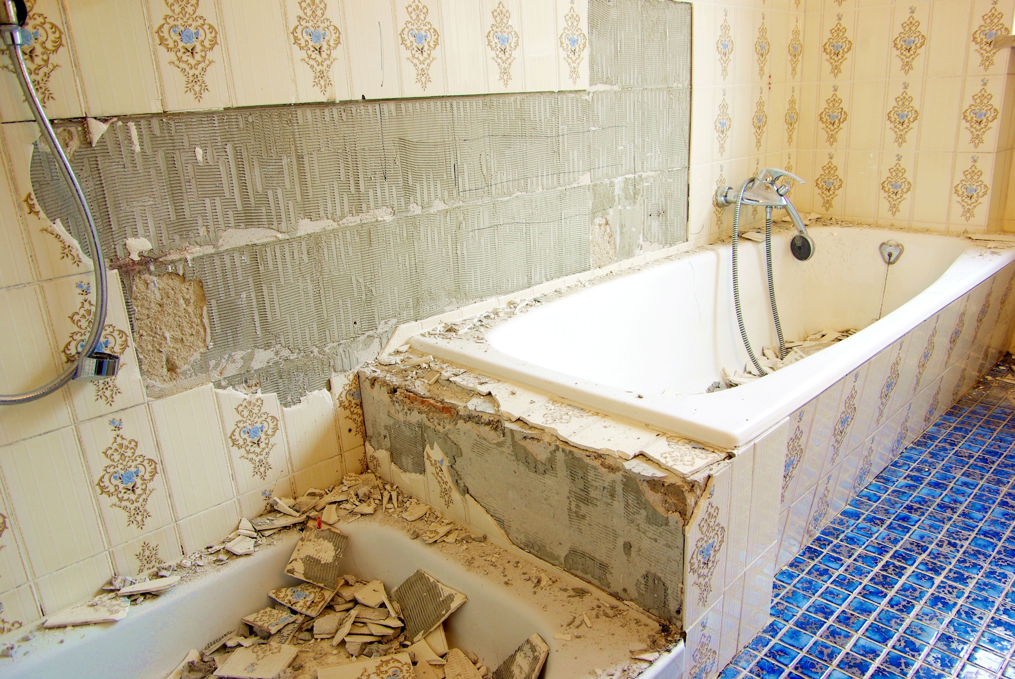 bathroom demolition