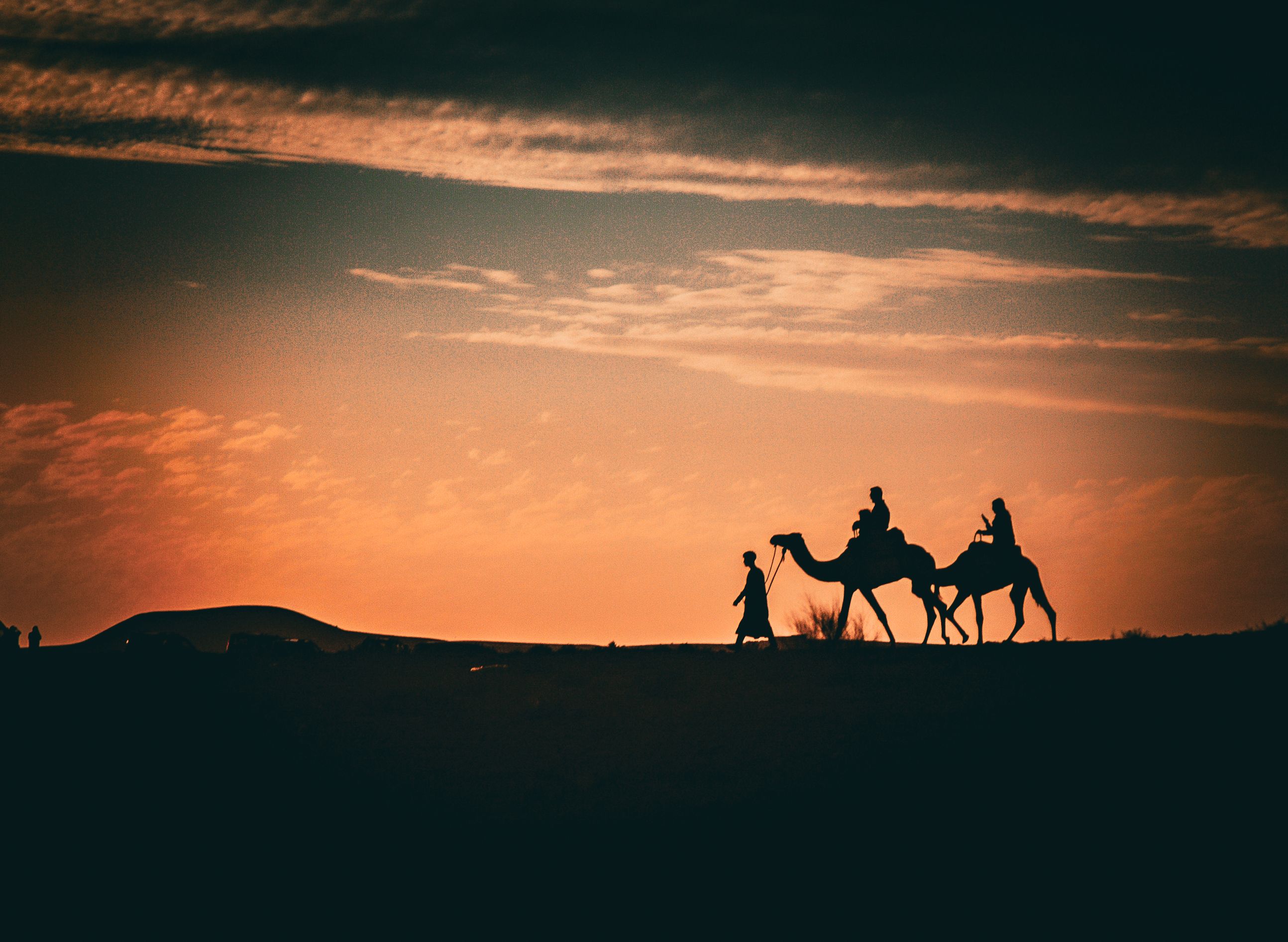 sunset desert