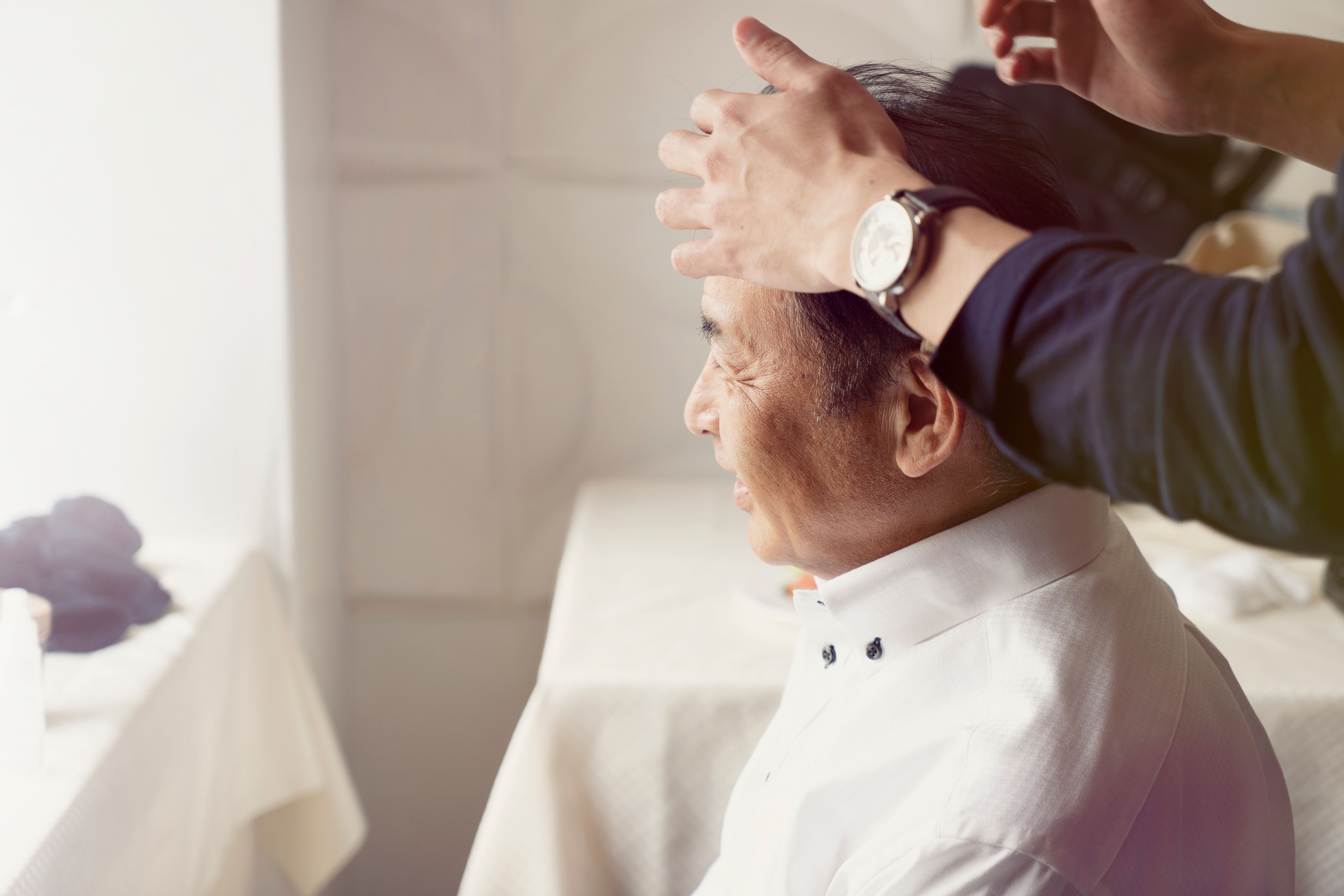 comfortable hair salon