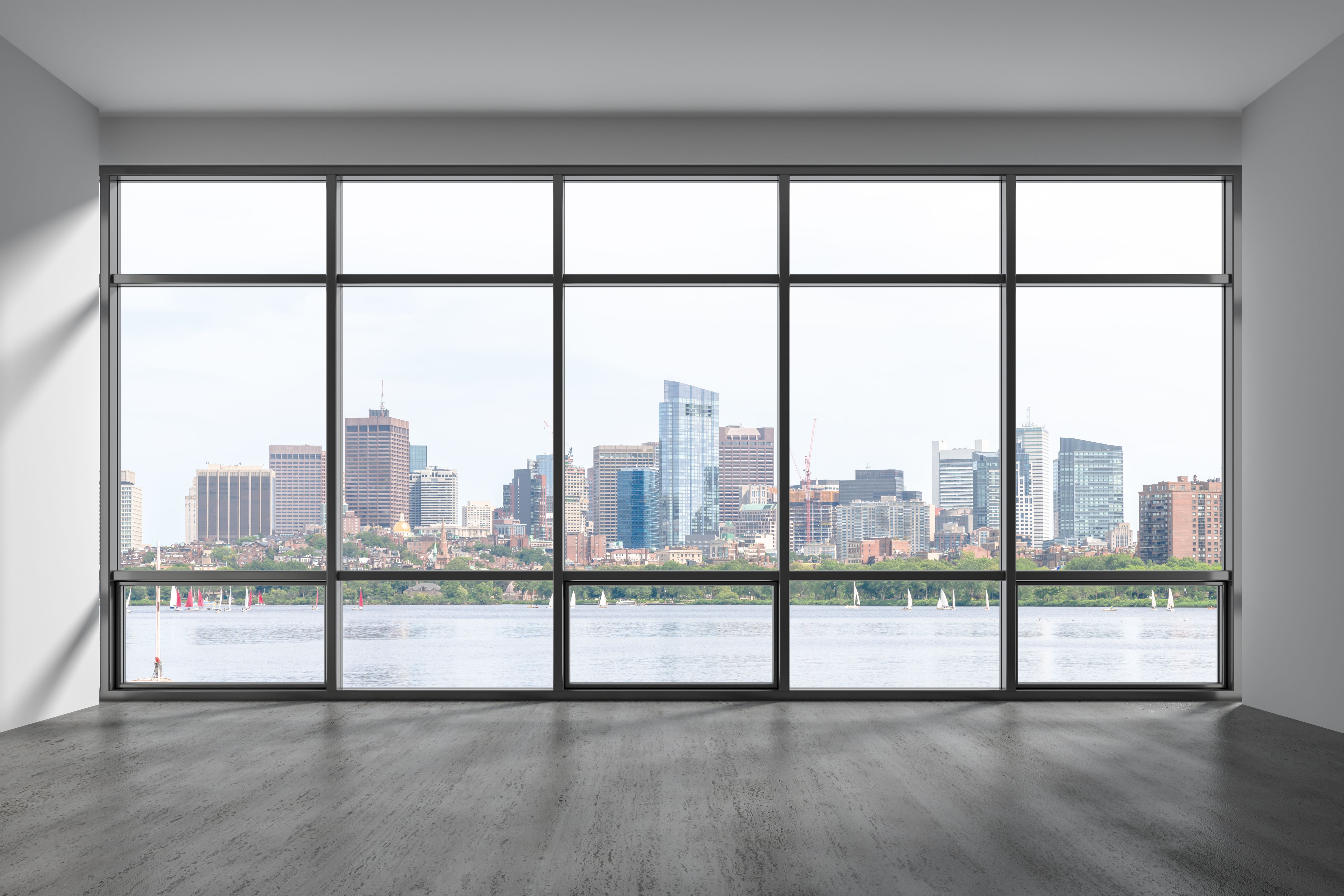 floor to ceiling windows