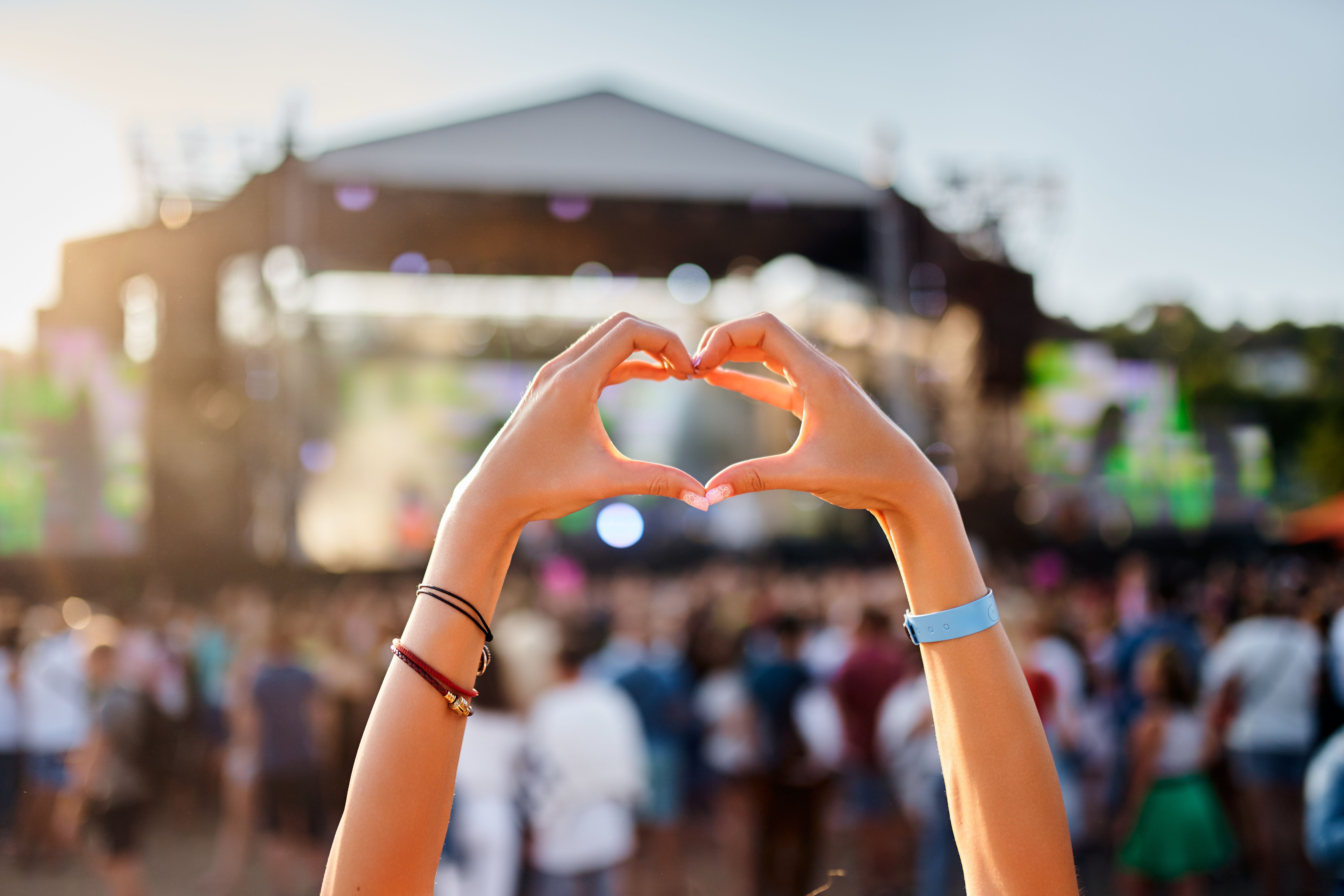 festival crowd