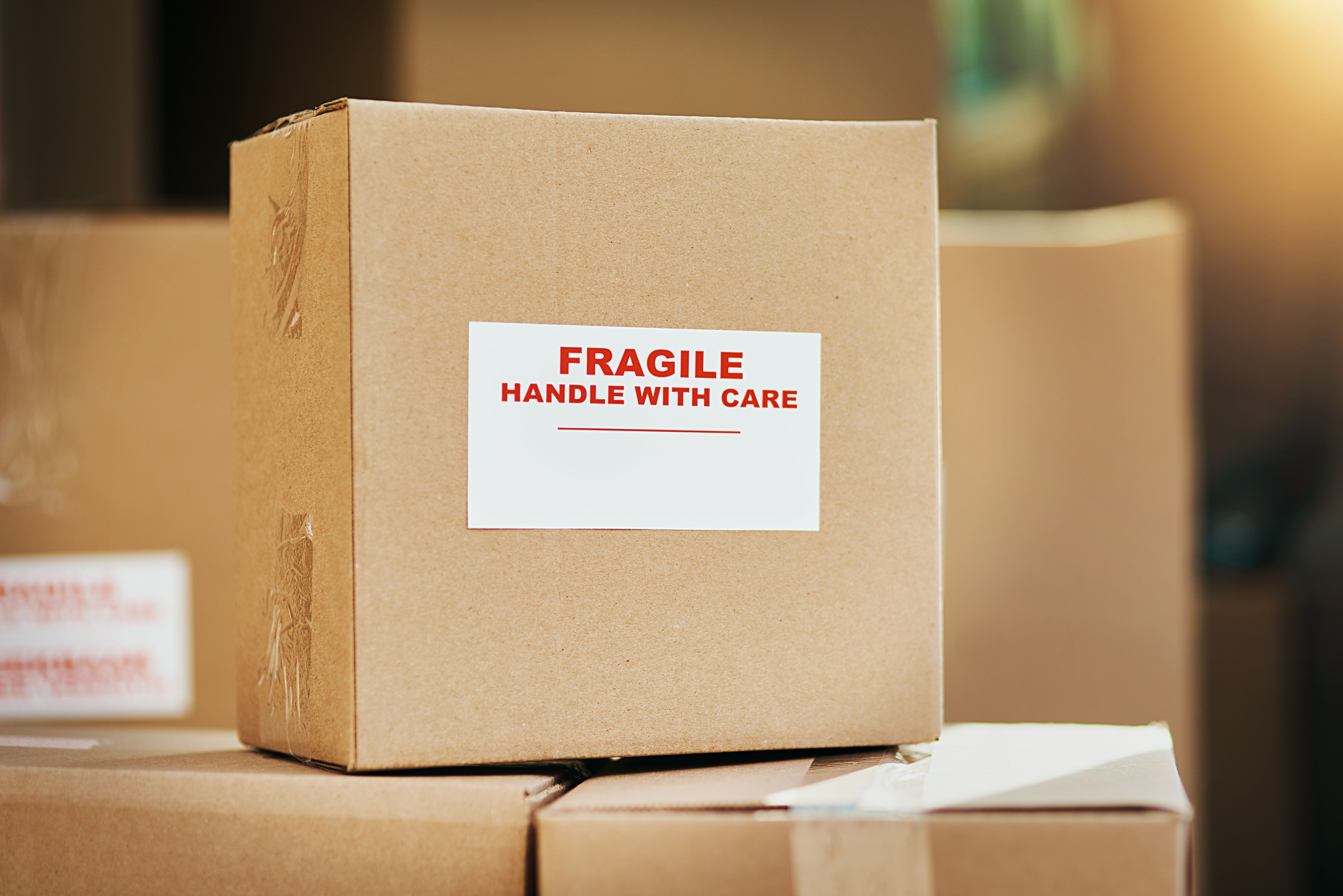 fragile package
