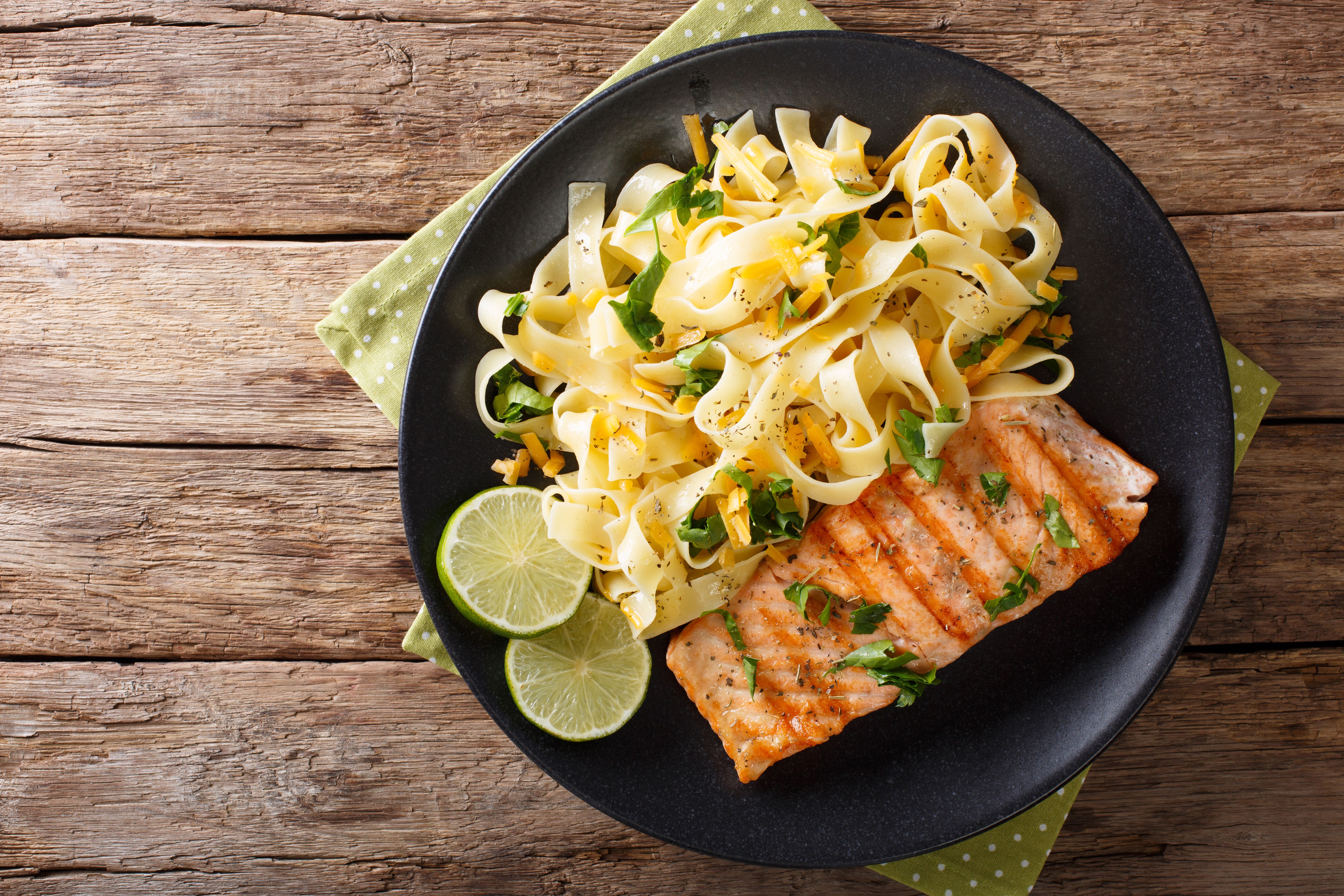 salmon pasta