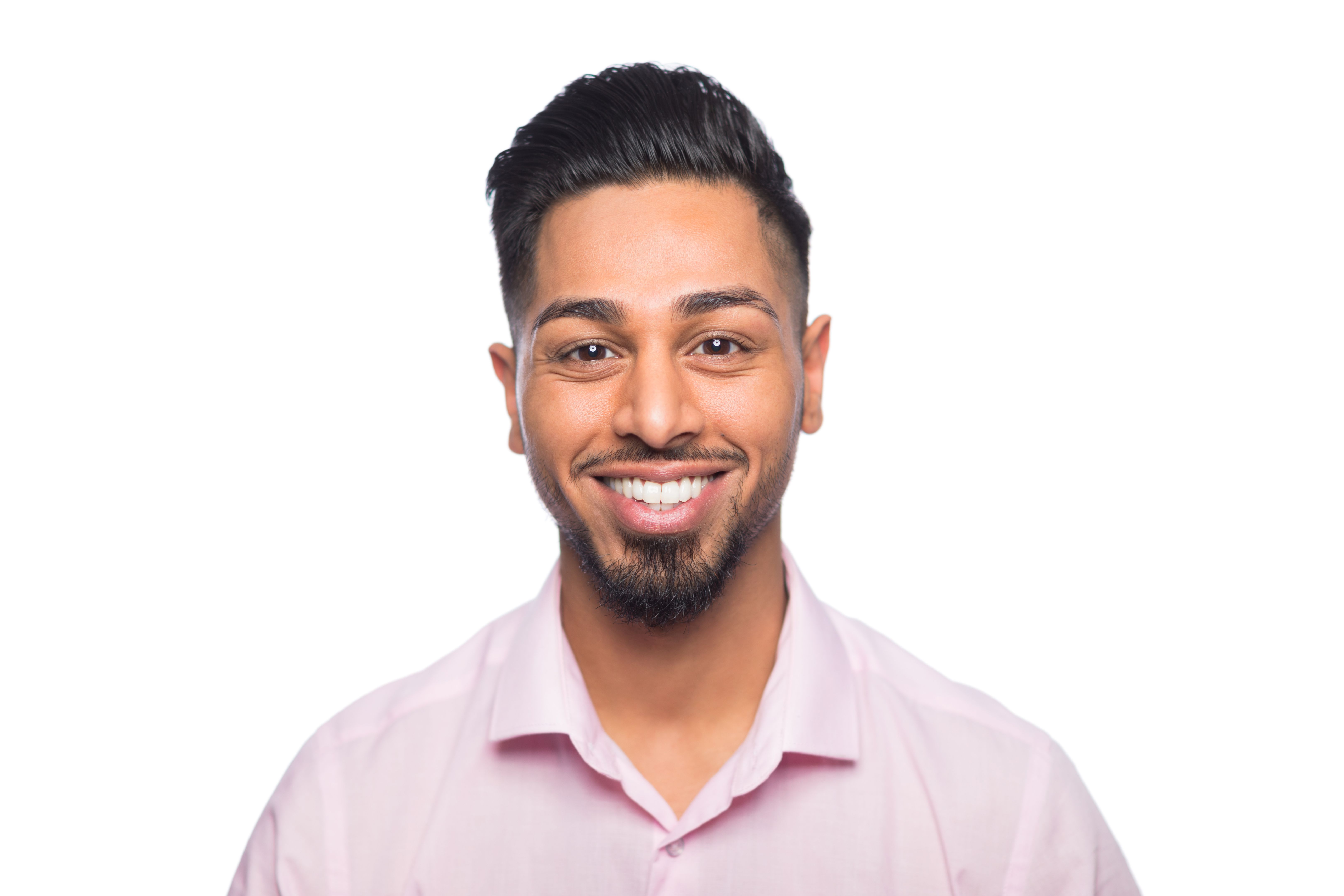 man smiling