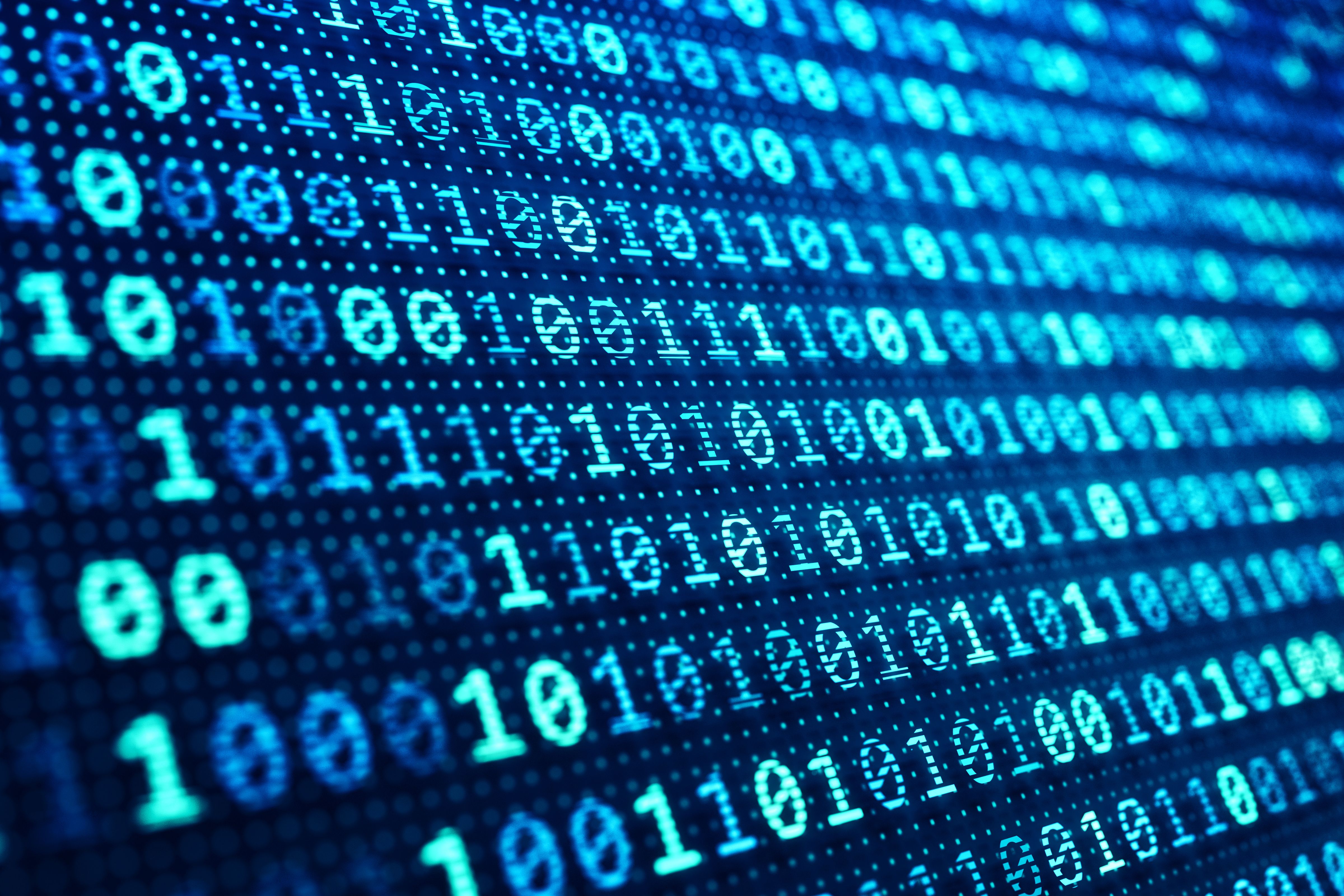 Fundo de Código binário