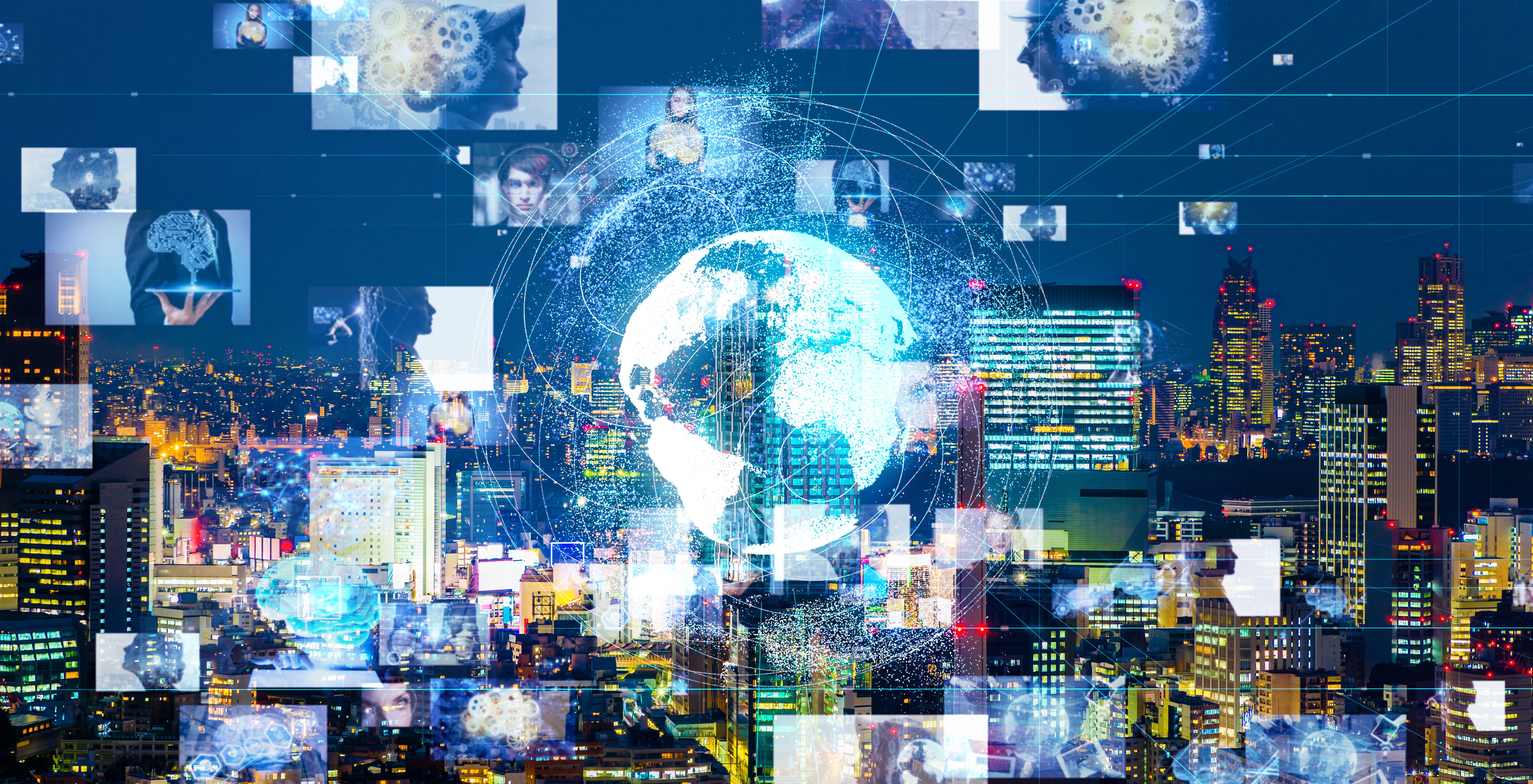 AI(Artificial Intelligence) concept. Image recognition.