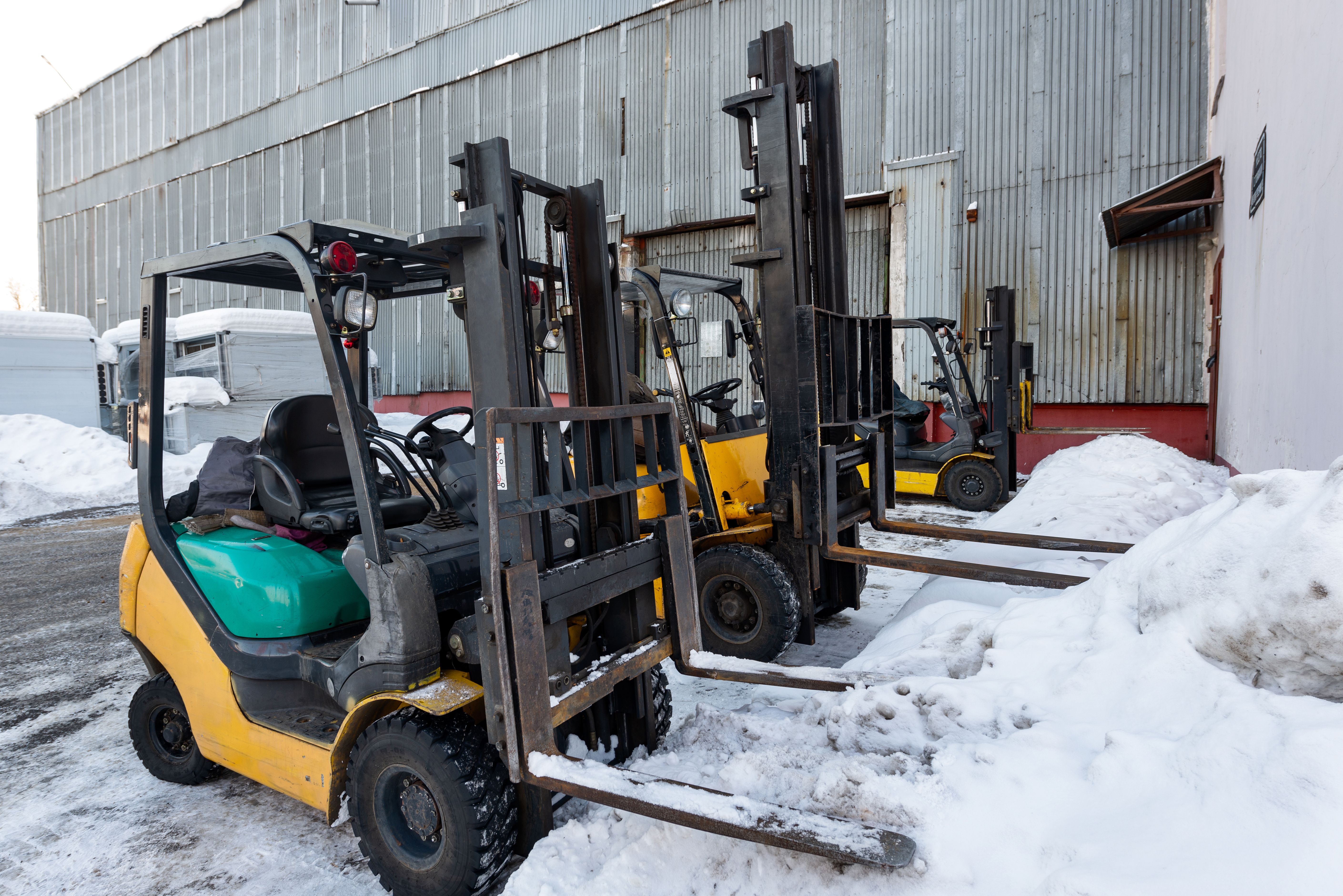 winter forklift