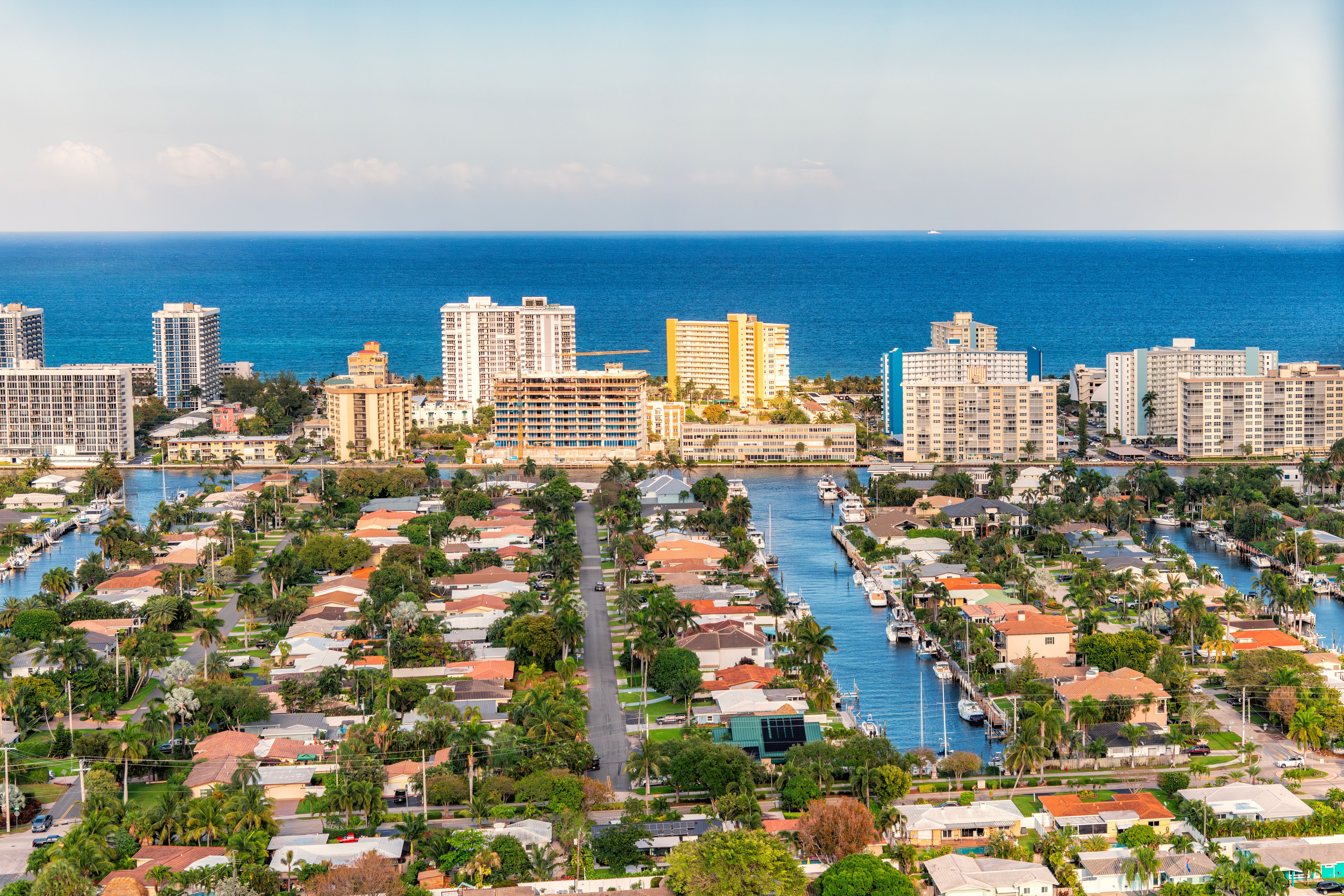 aerial view Broward County
